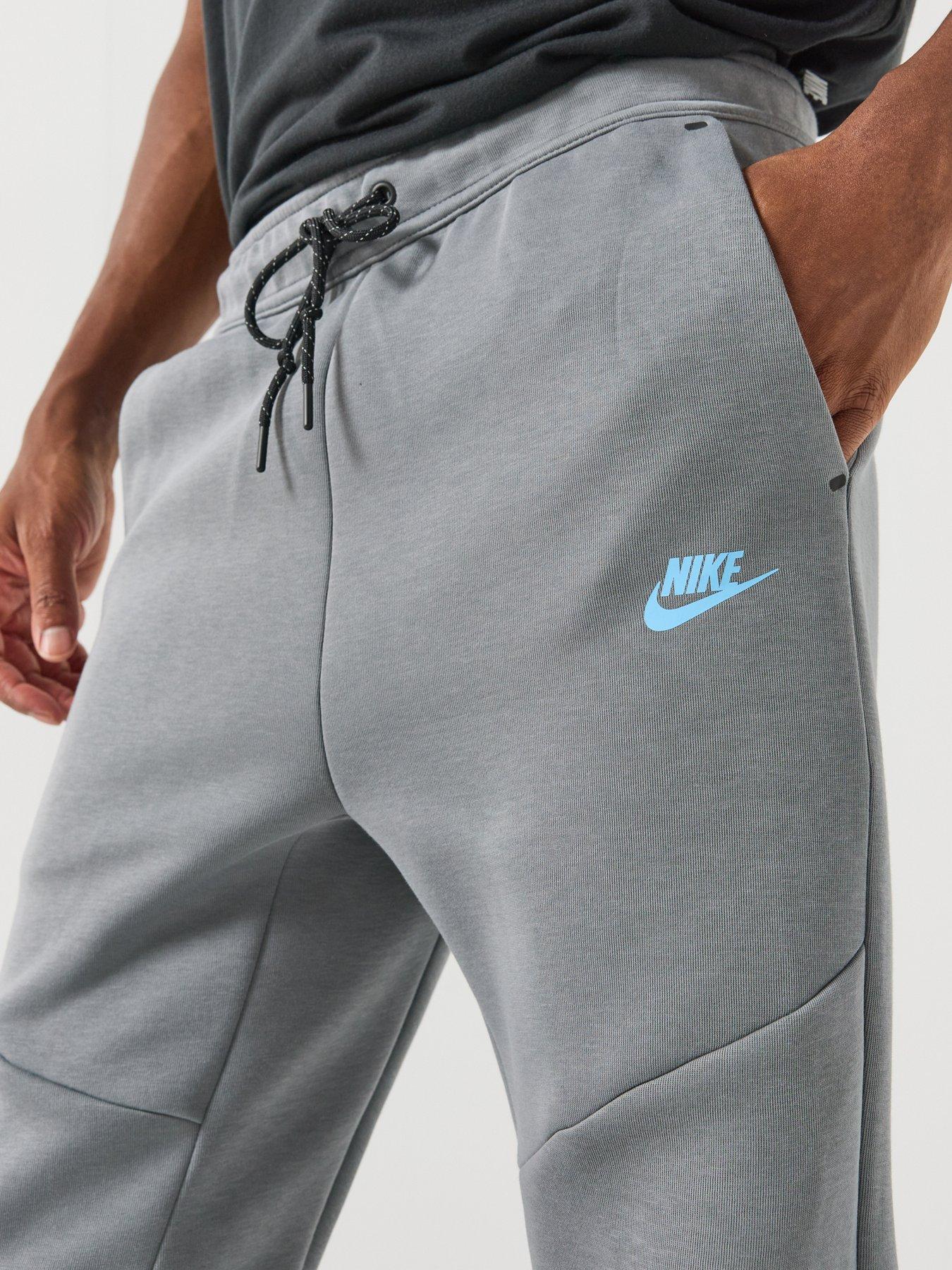 Image 4 of 5 of Nike Mens Tech Fleece Tapered Joggers - Grey