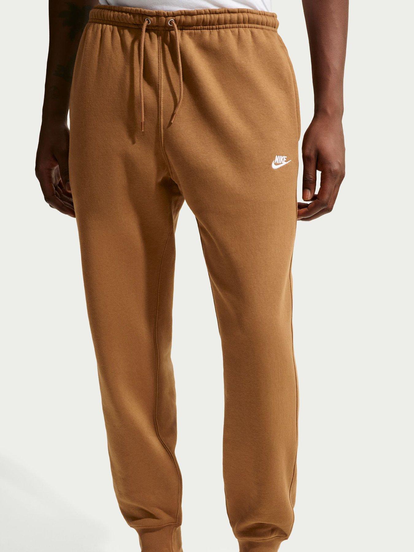 Image 3 of 5 of Nike Mens Club Fleece Joggers - Brown