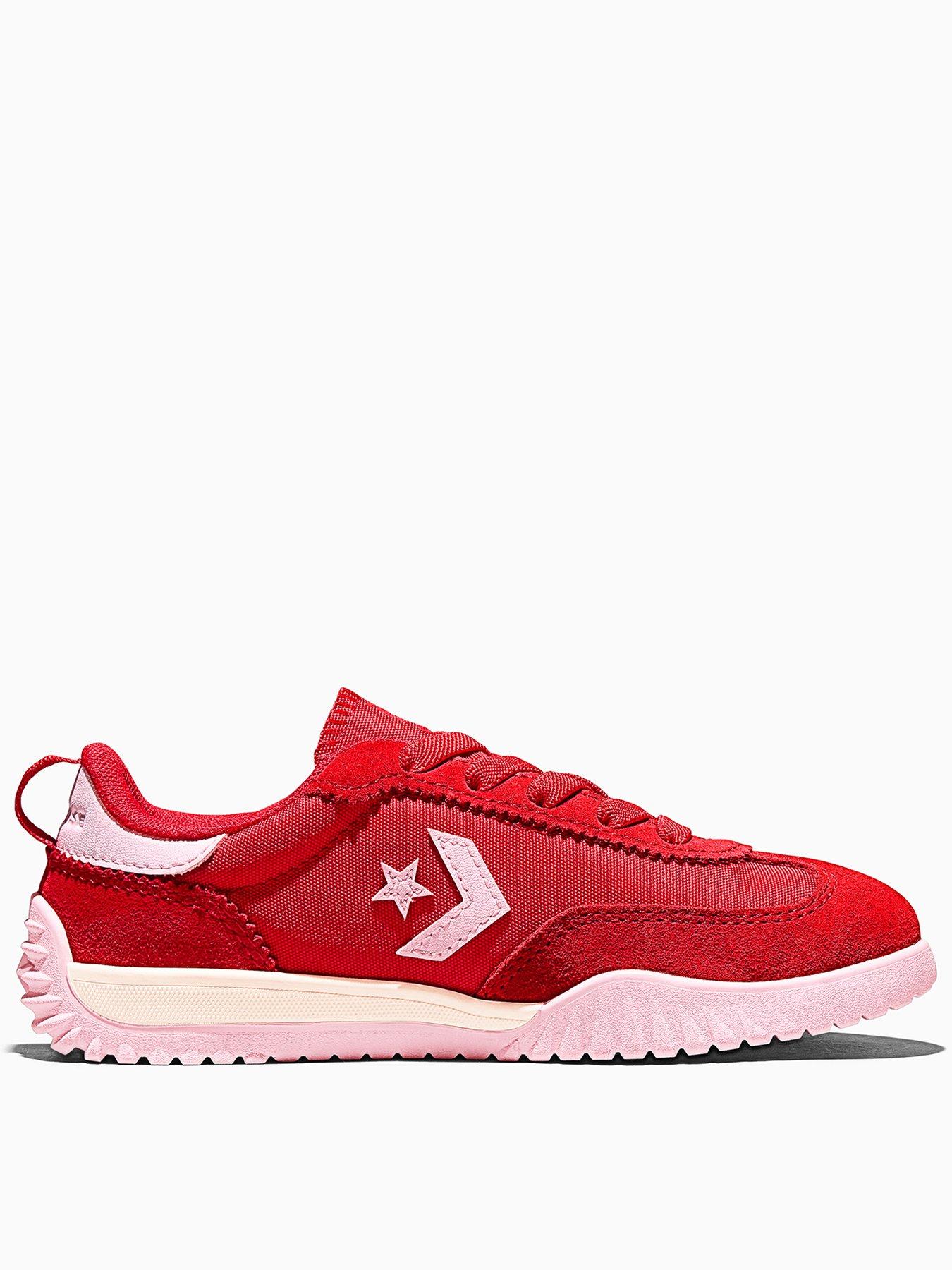 Converse Kids Run Star Trainers, Red, Size 2 Older