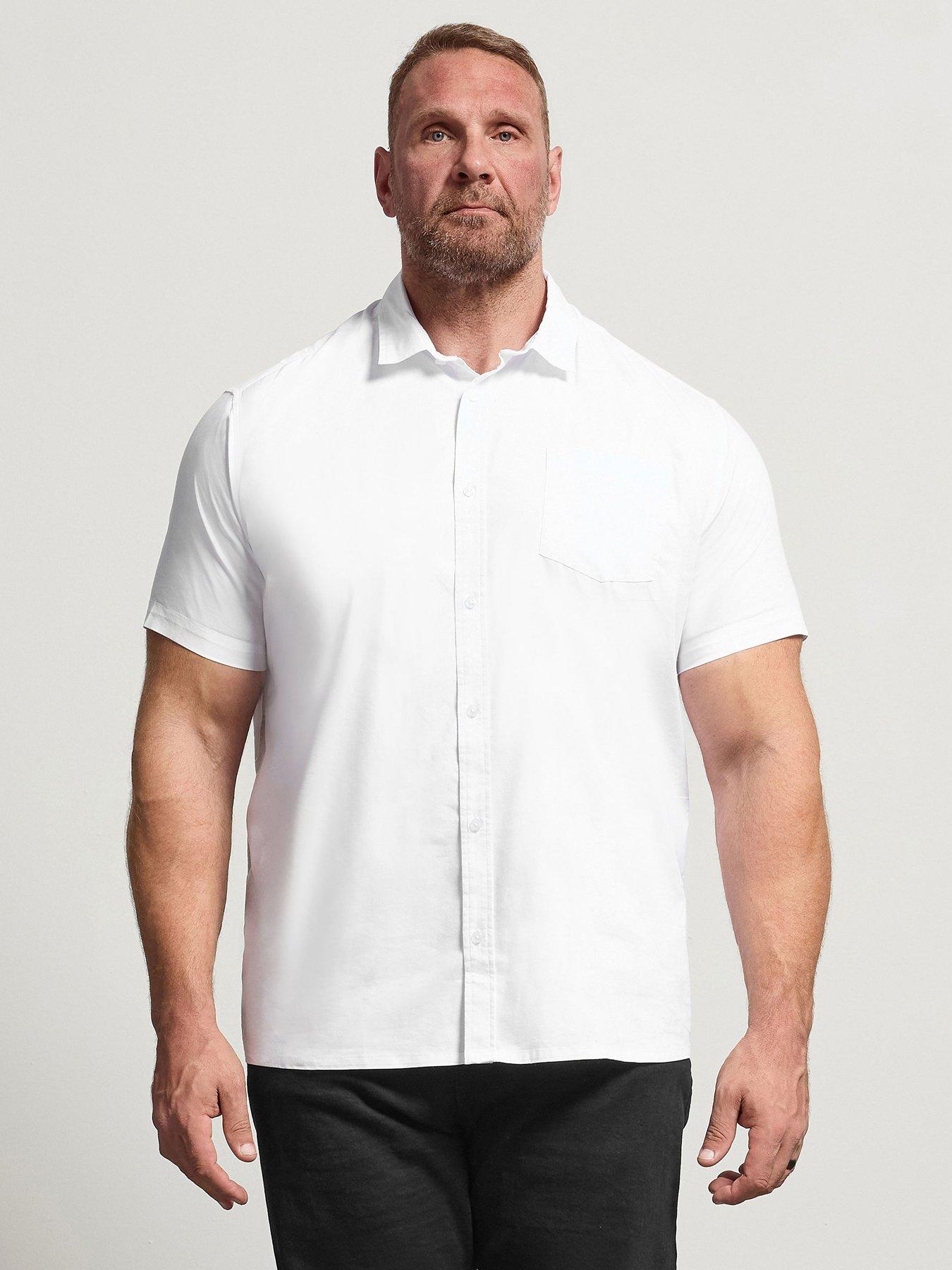 Image 1 of 5 of BadRhino Poly Lycra Short Sleeve Shirt - White