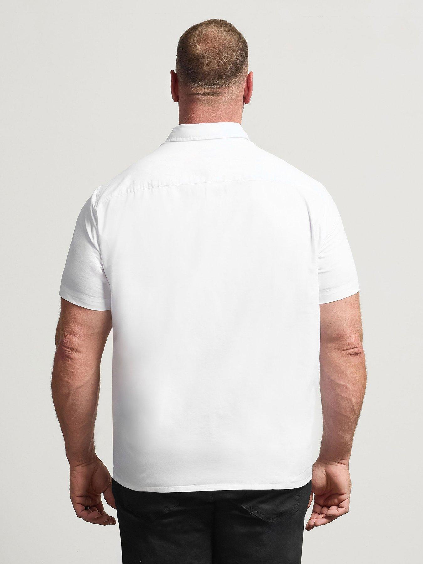 Image 2 of 5 of BadRhino Poly Lycra Short Sleeve Shirt - White