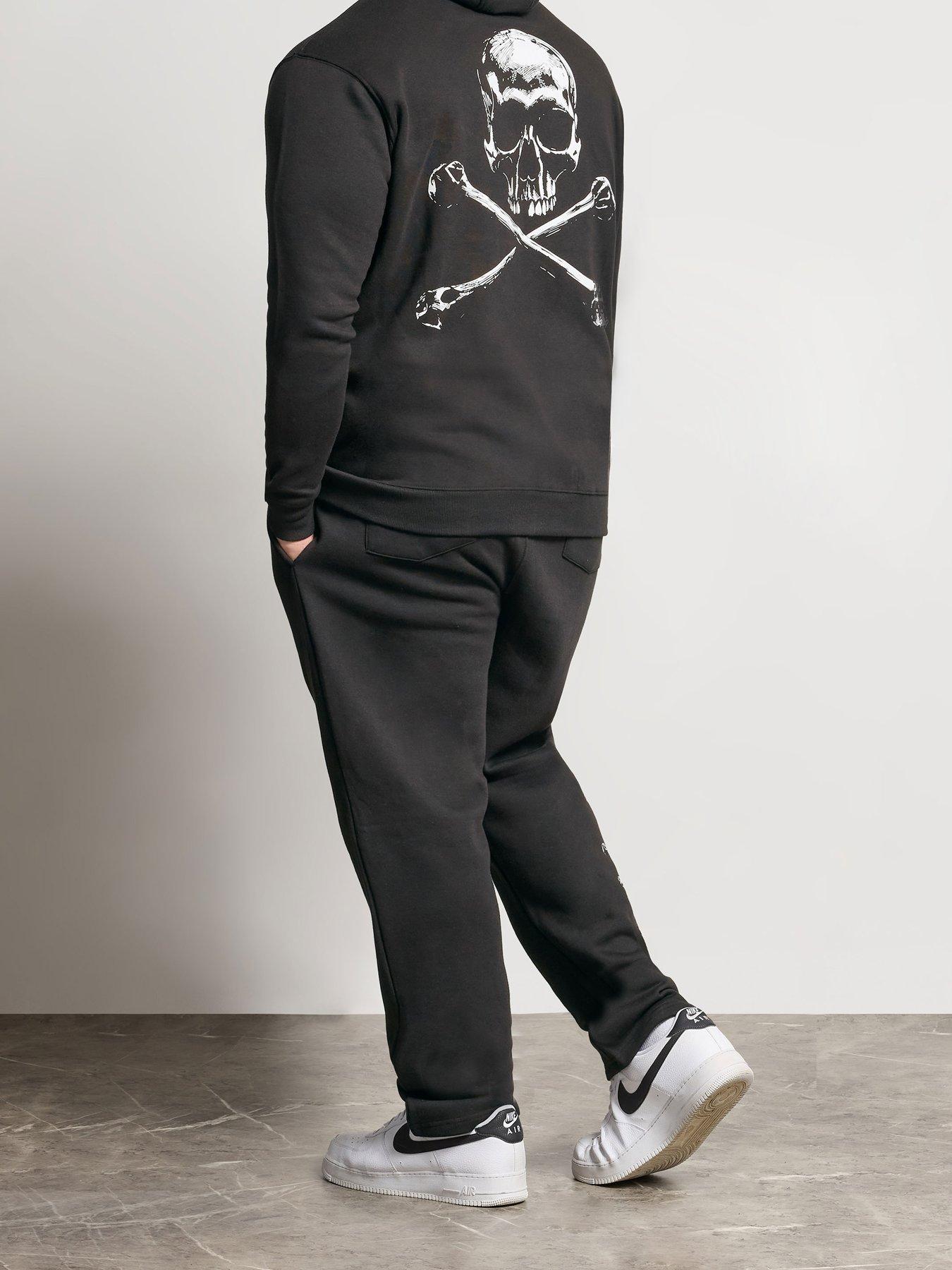 Image 2 of 4 of BadRhino Skull Joggers - Black