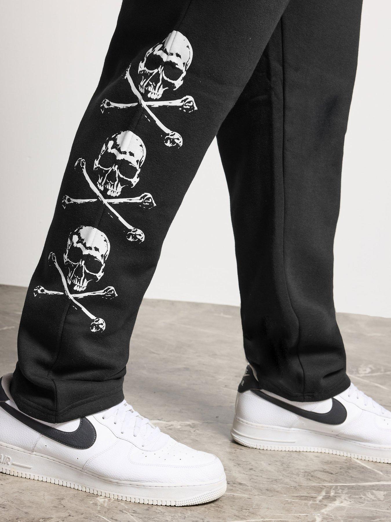 Image 4 of 4 of BadRhino Skull Joggers - Black