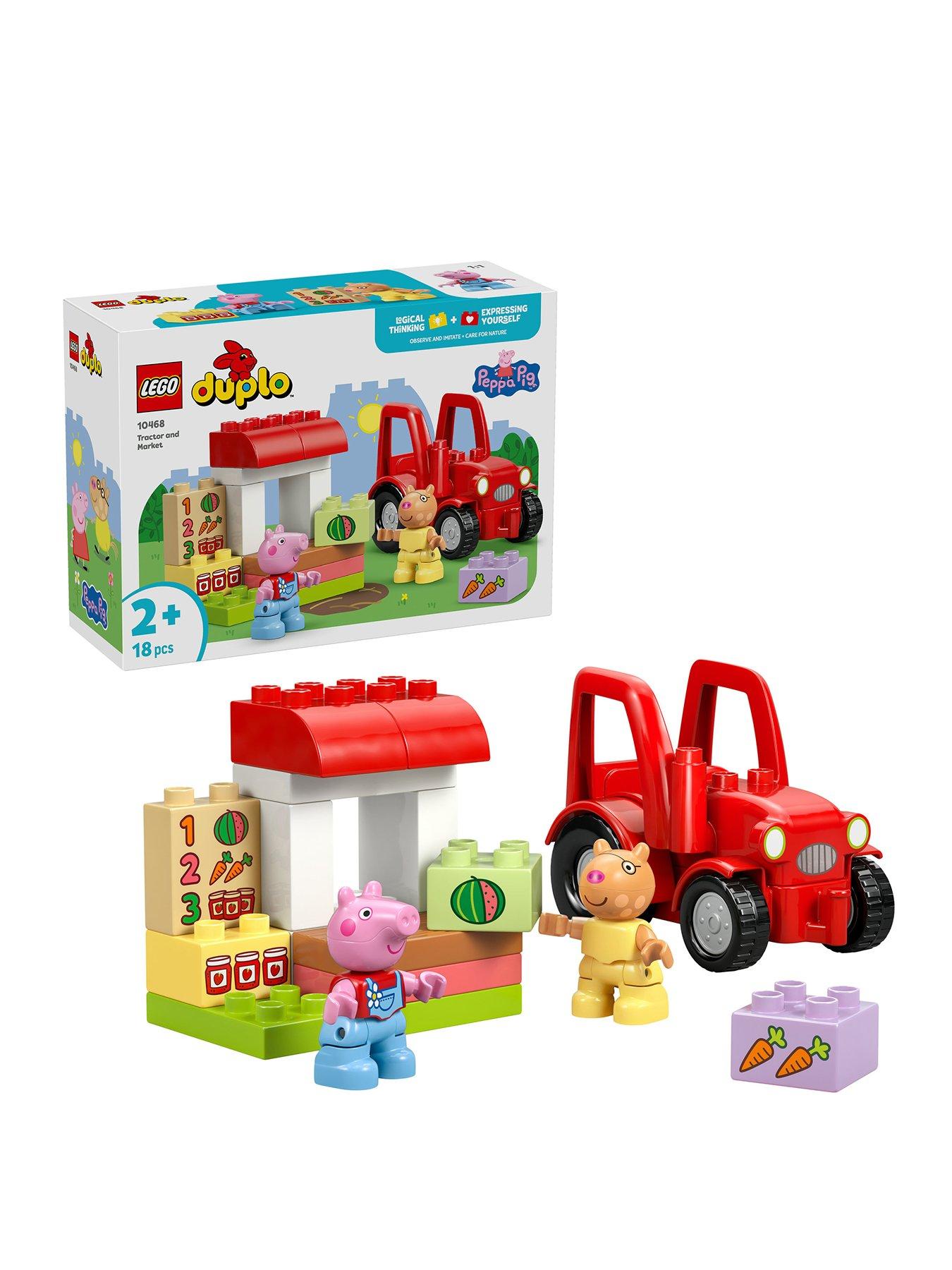 LEGO Duplo Peppa Pig Tractor and Market Toddler Toy 10468