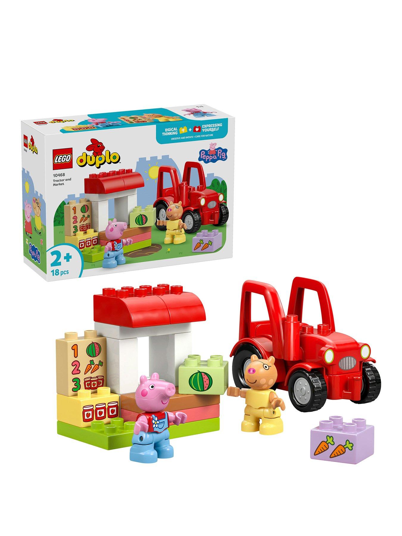 LEGO Duplo Peppa Pig Tractor and Market Toddler Toy 10468
