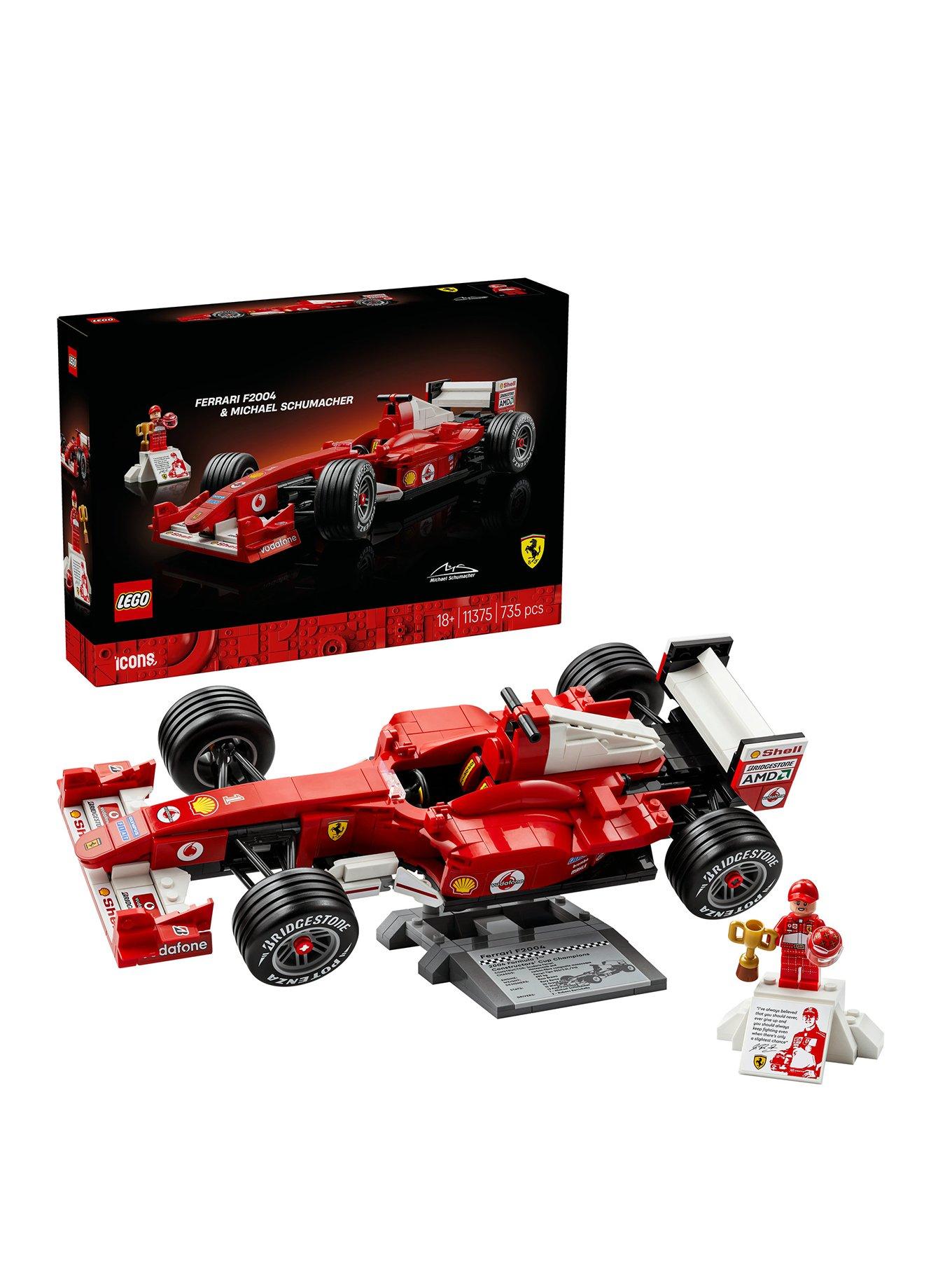 LEGO Icons Ferrari F2004  &  Michael Schumacher Model Car 11375