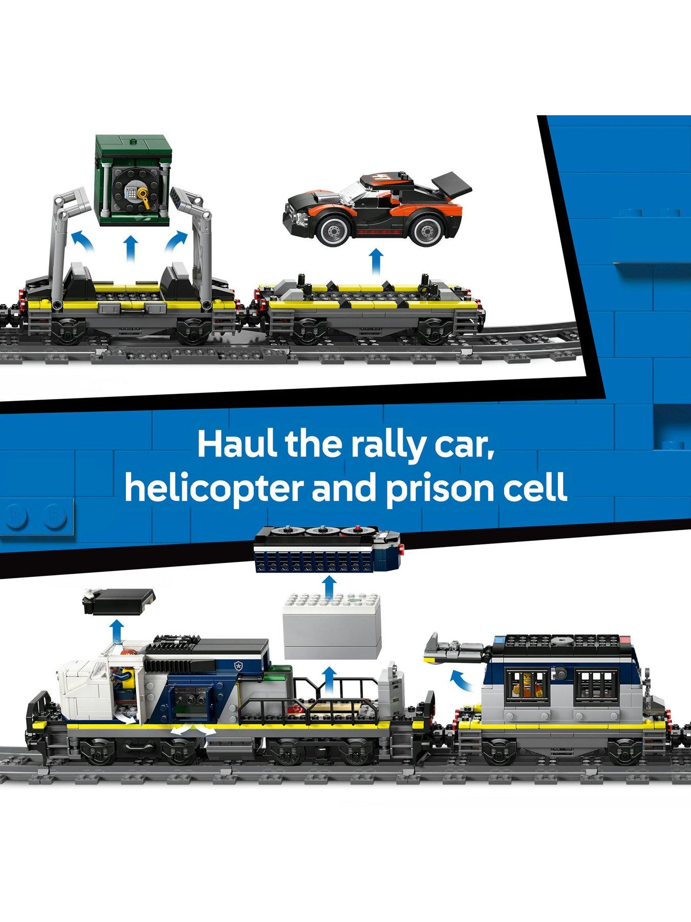 Image 4 of 8 of LEGO City Police Train Heist - Toy Train Set 60508