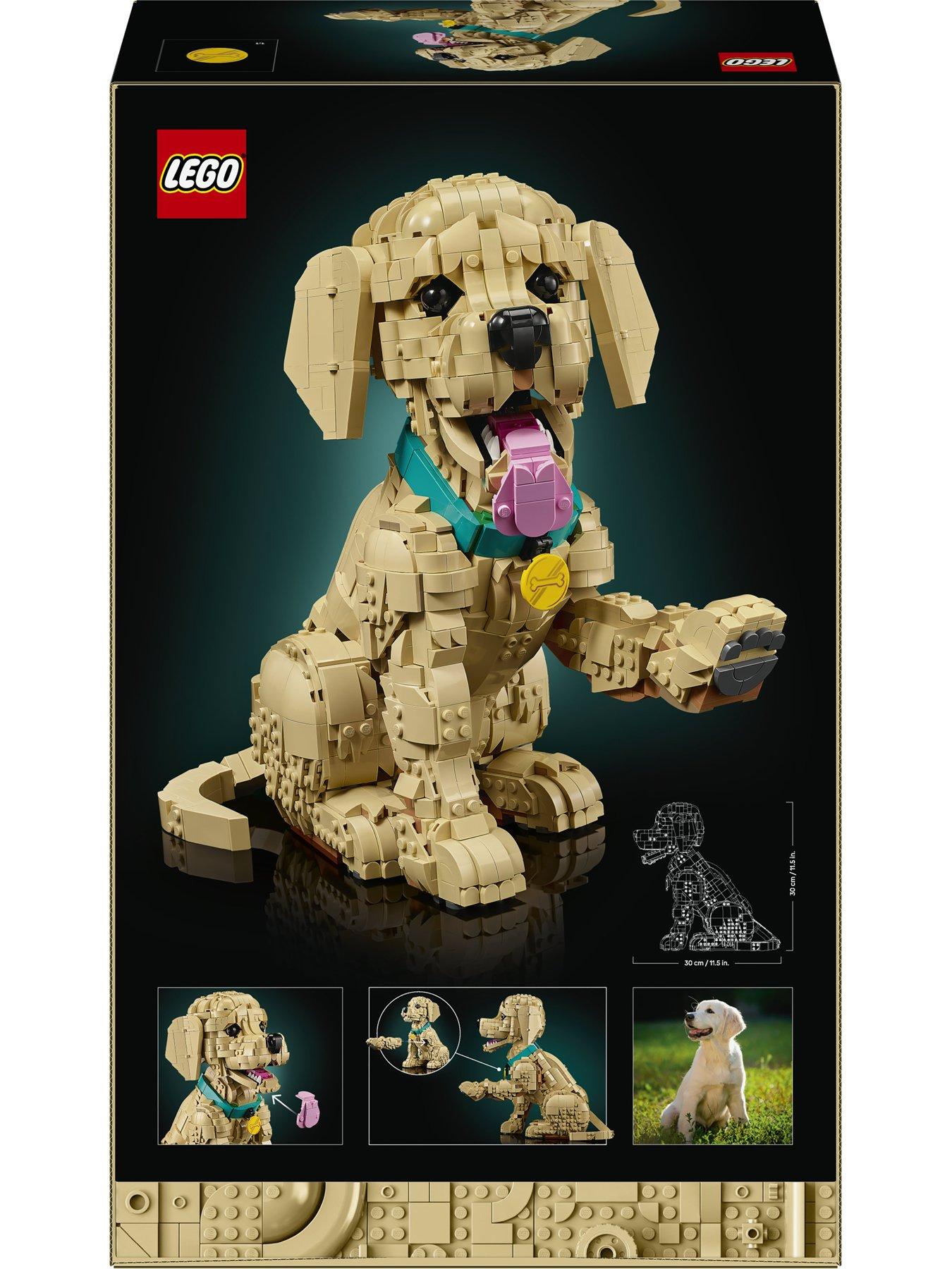 LEGO Icons Golden Retriever Puppy Figure 11384 | Very