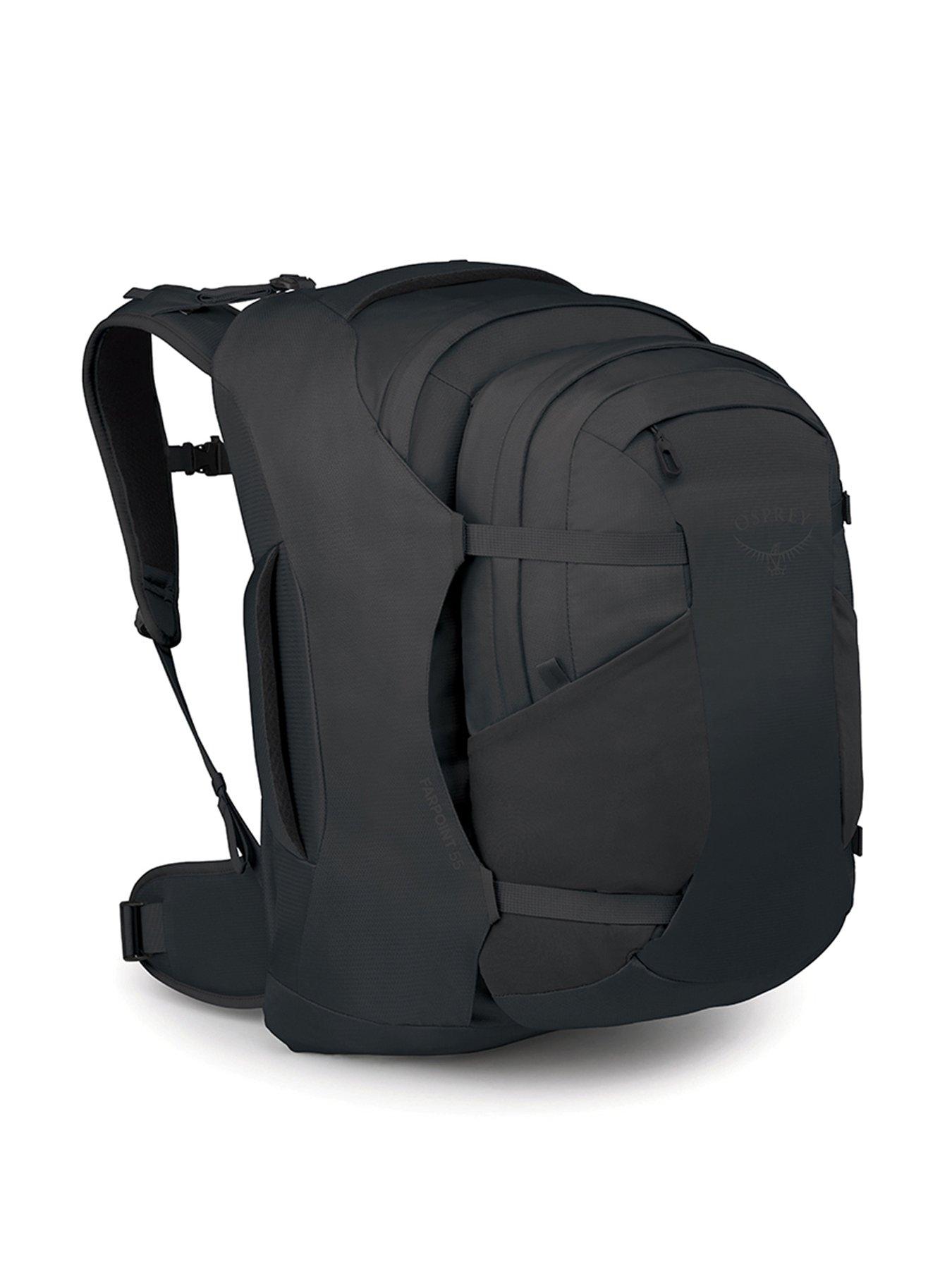 Image 3 of 5 of Osprey Mens Fairpoint 55 Travel Pack Backpack - Black