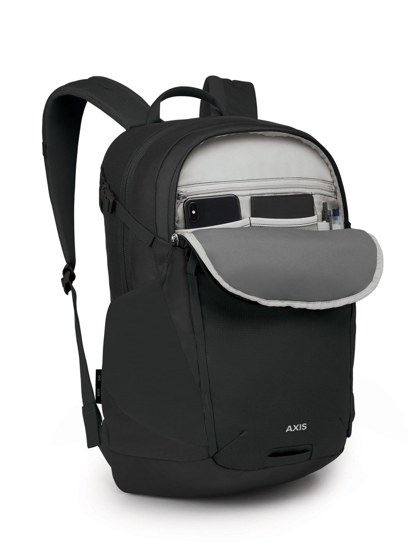 Image 3 of 4 of Osprey Axis Black Backpack