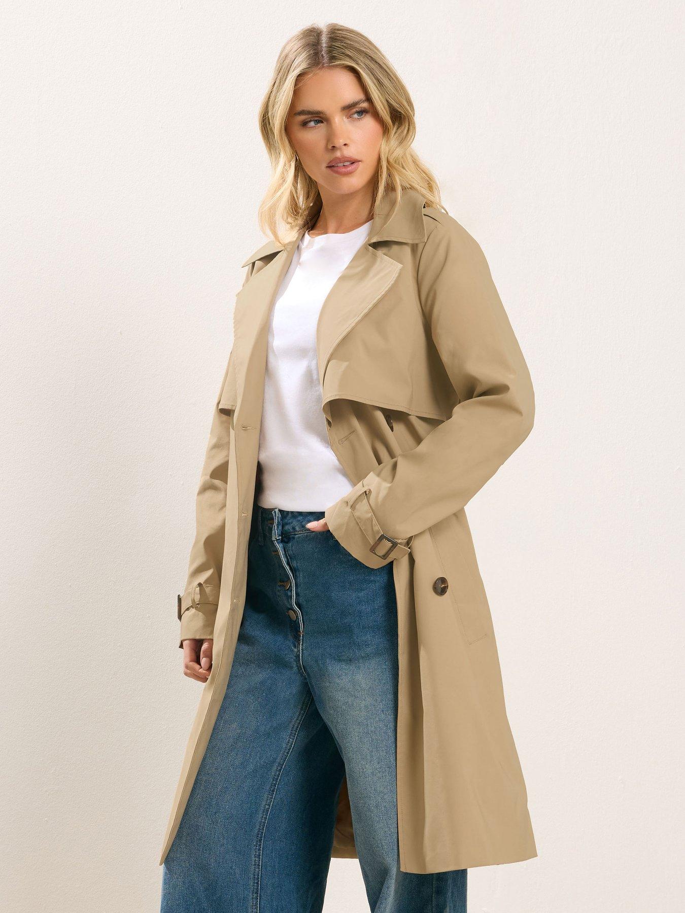 PixieGirl Petite Trench Coat - Cream