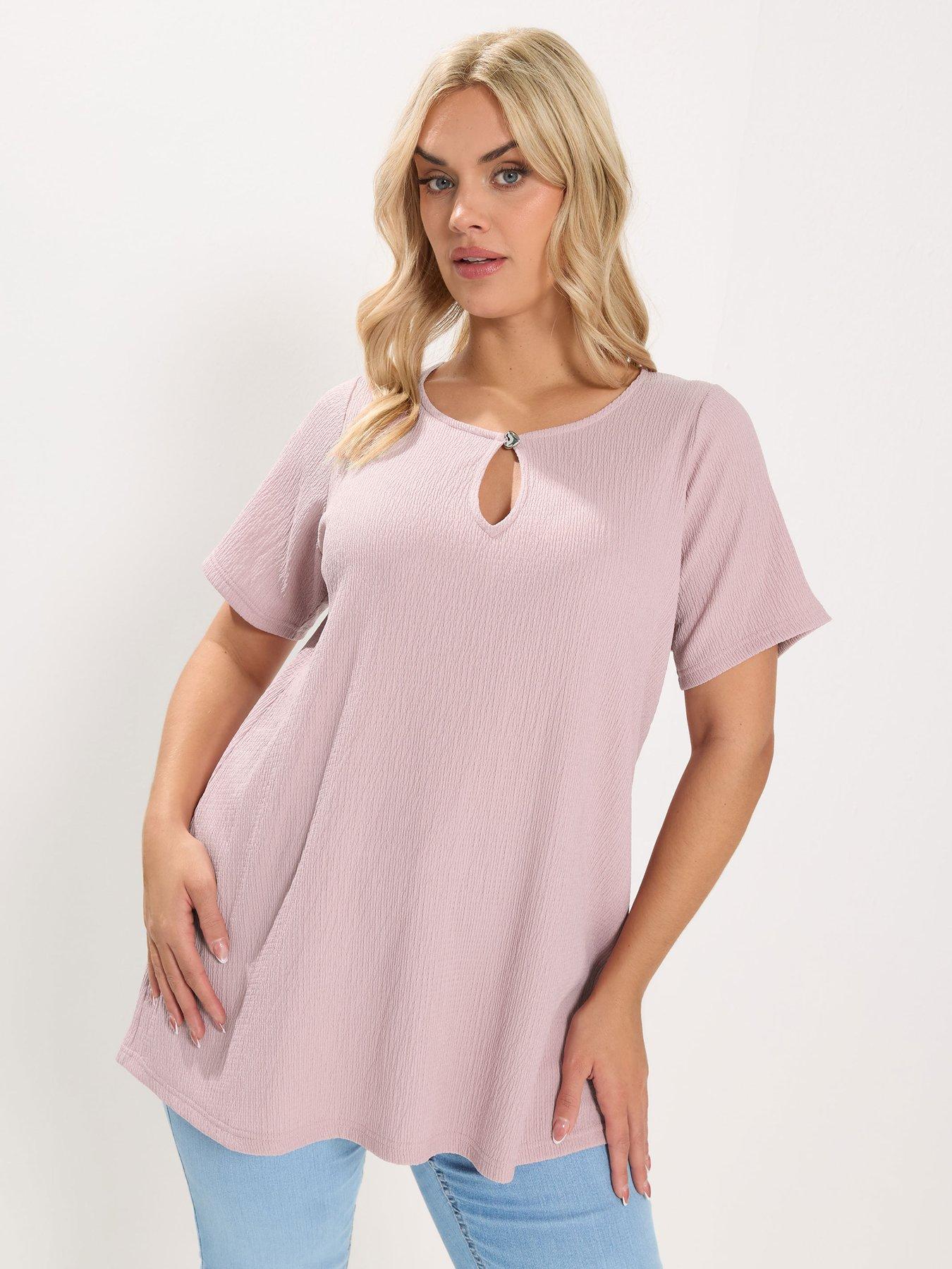 Yours Curve Formal Button Top