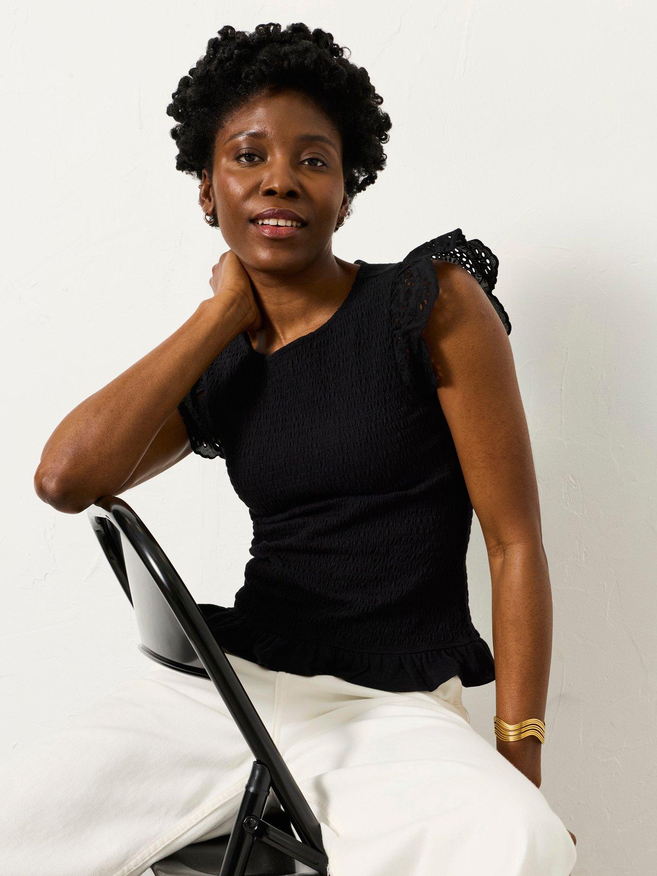 FatFace Betty Top - Black