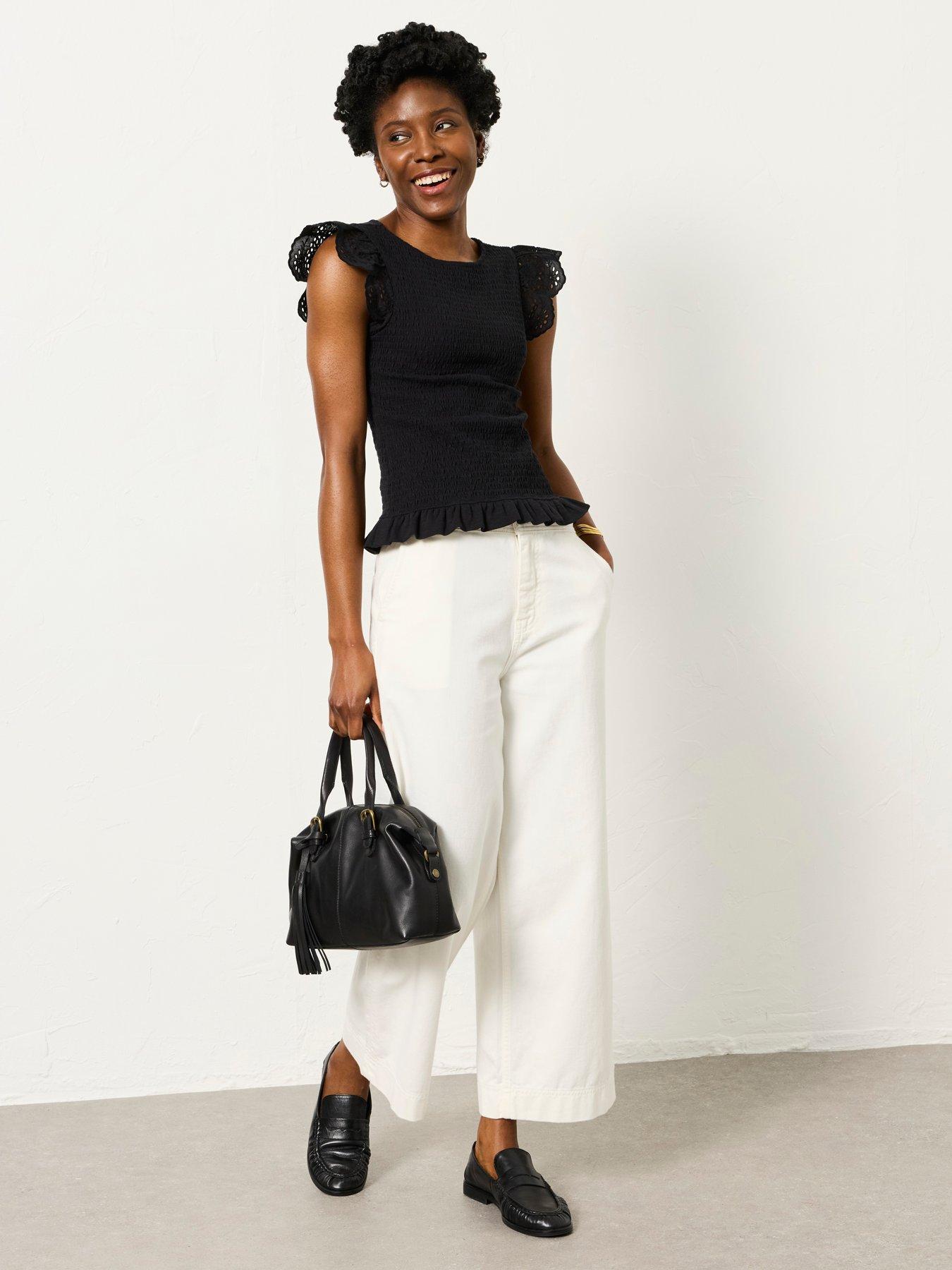 Image 3 of 6 of FatFace Betty Top - Black