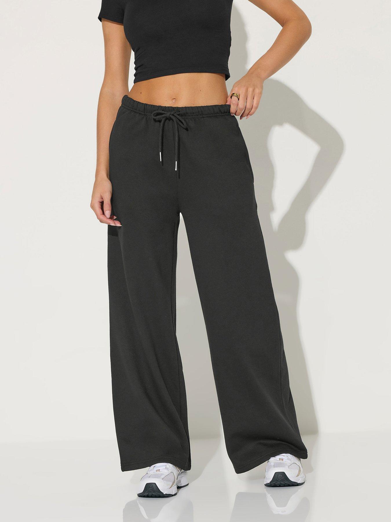 PixieGirl Petite Thin Waistband Wide Leg Jogger