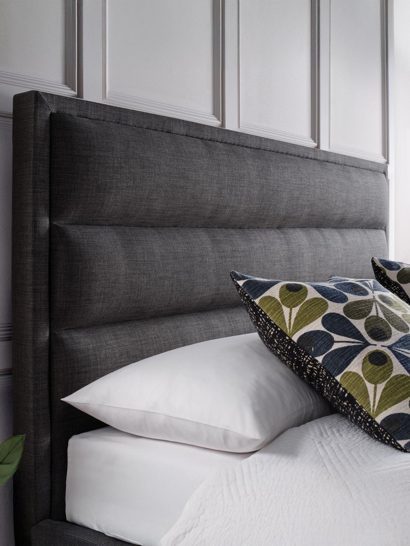 Image 3 of 5 of The Very Collection Sigrid End Lift Up Storage Ottoman With Airsprung Mattress Options (Buy &amp; SAVE!) - Slate