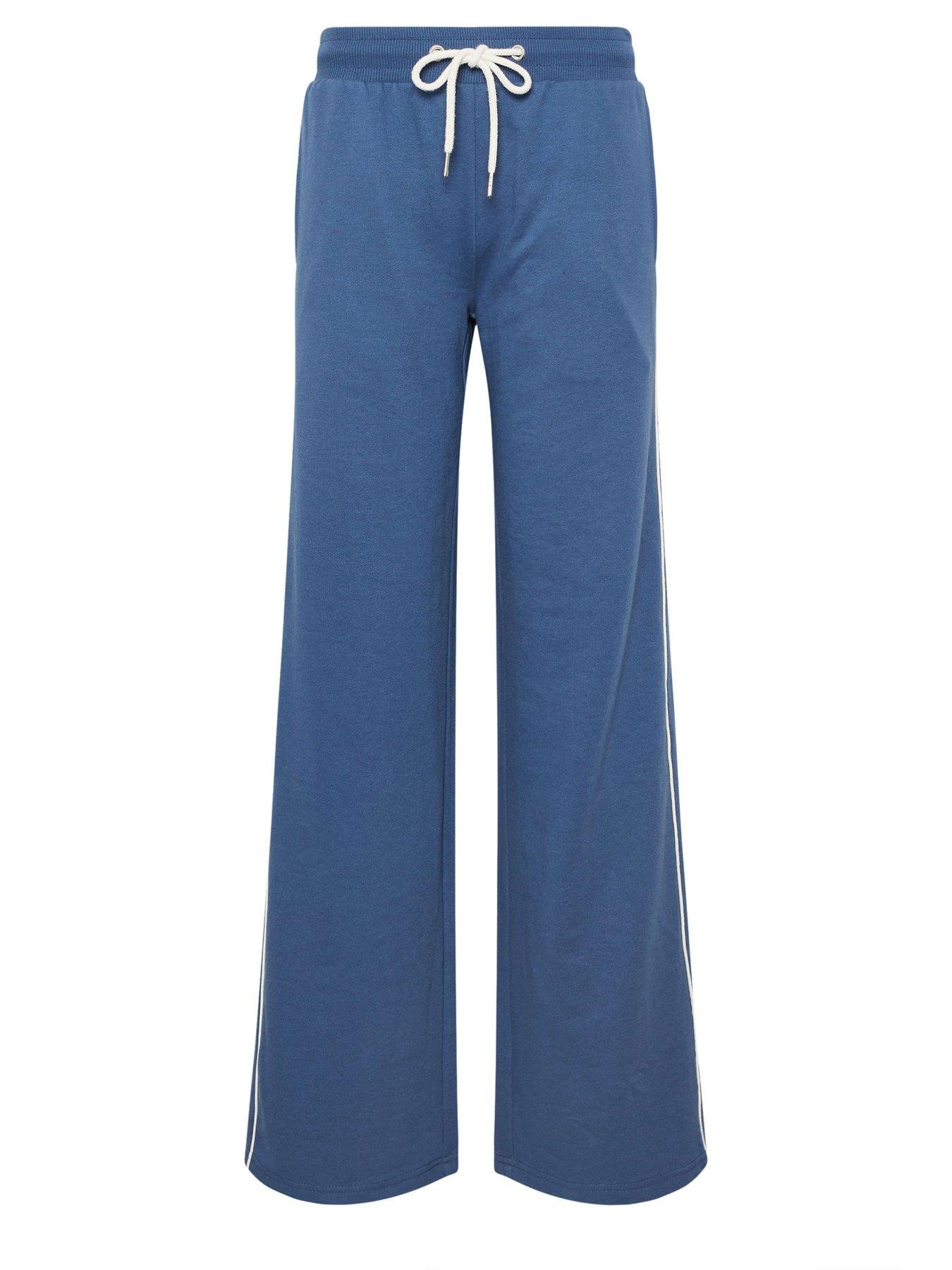 Image 5 of 5 of Long Tall Sally Piped Wide Leg Jogger 36" - Blue