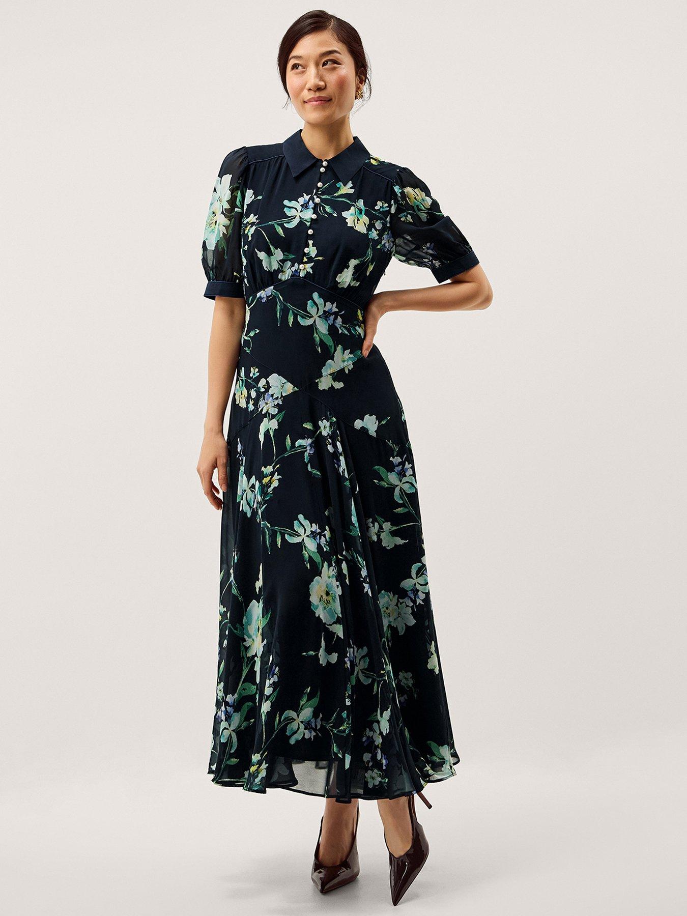 Monsoon | Midi (Knee) | Formal | Blue | 18 | Very
