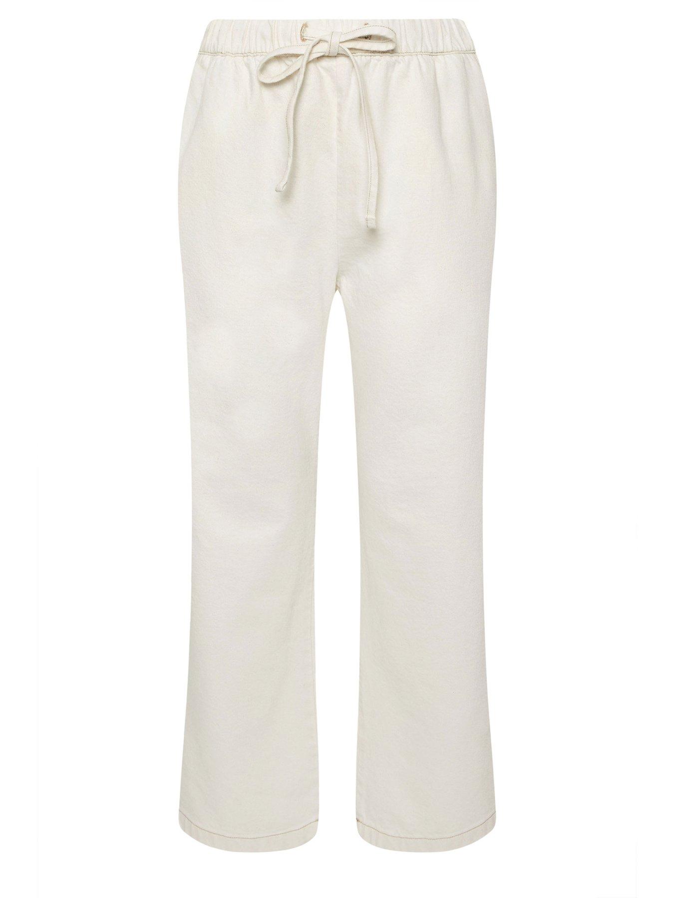 Image 5 of 5 of Yours Curve Pull On Wide Leg Jean