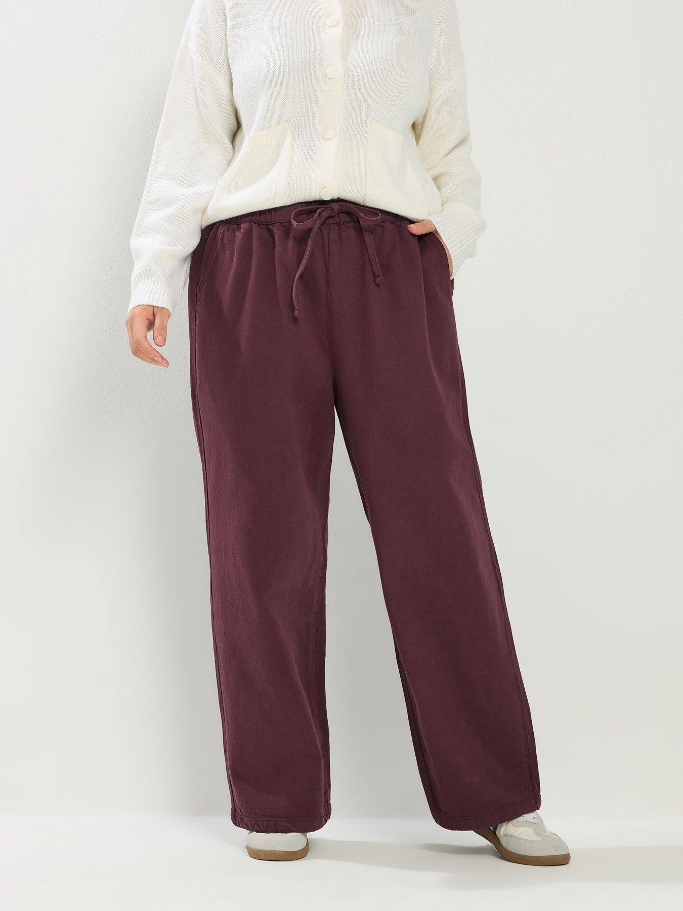 Yours Curve Pull On Wide Leg Jean