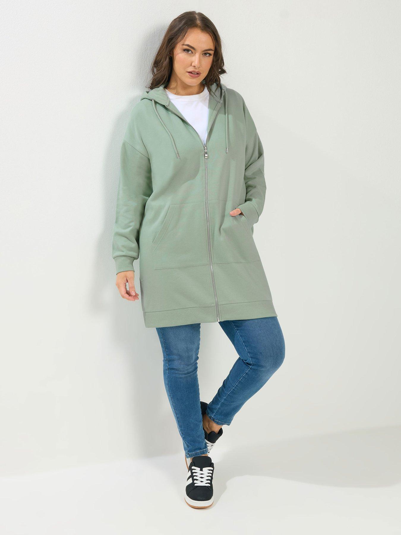 Image 1 of 5 of Yours Curve Longline Hoodie