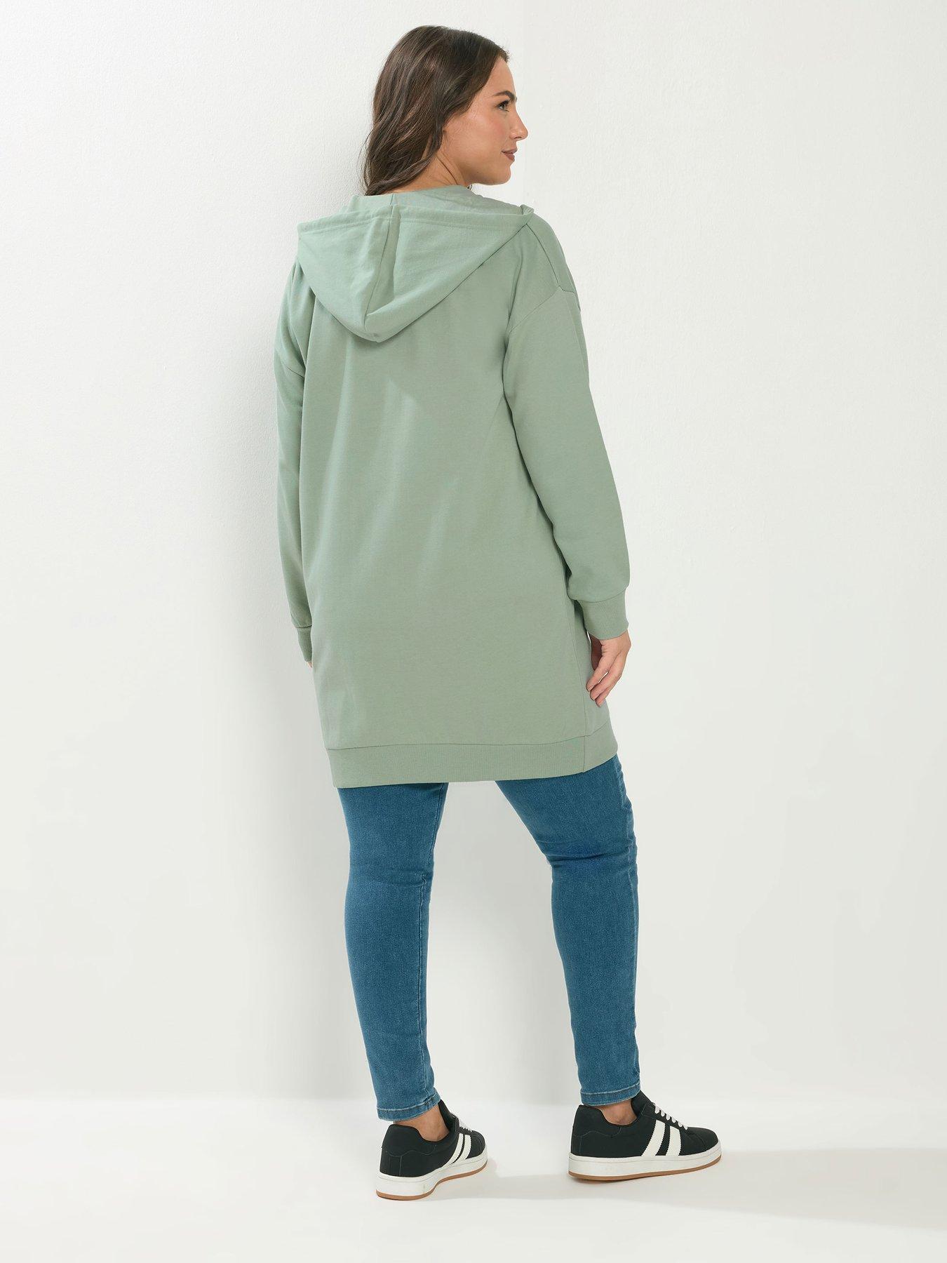 Image 2 of 5 of Yours Curve Longline Hoodie