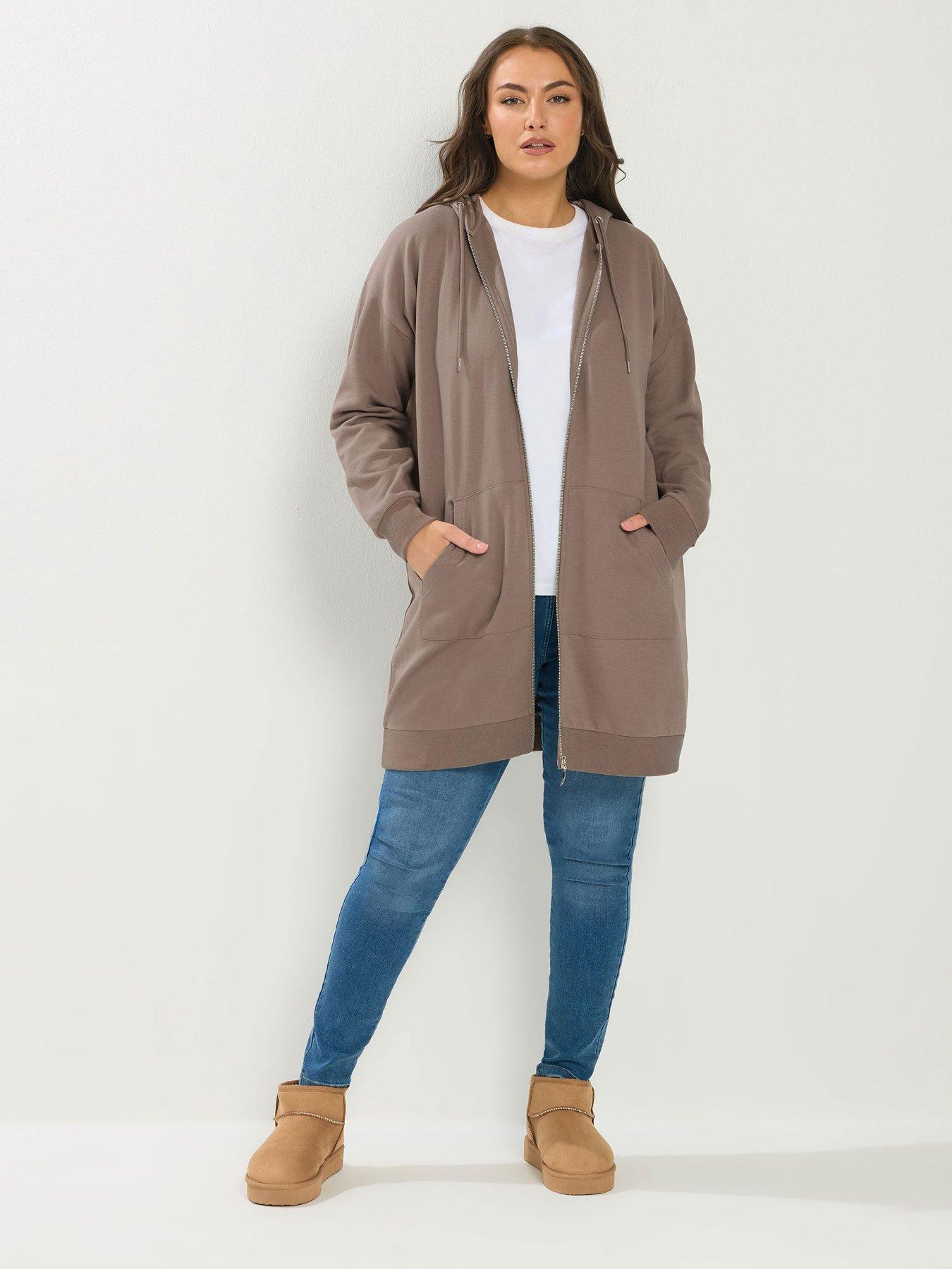 Image 1 of 4 of Yours Curve Longline Hoodie