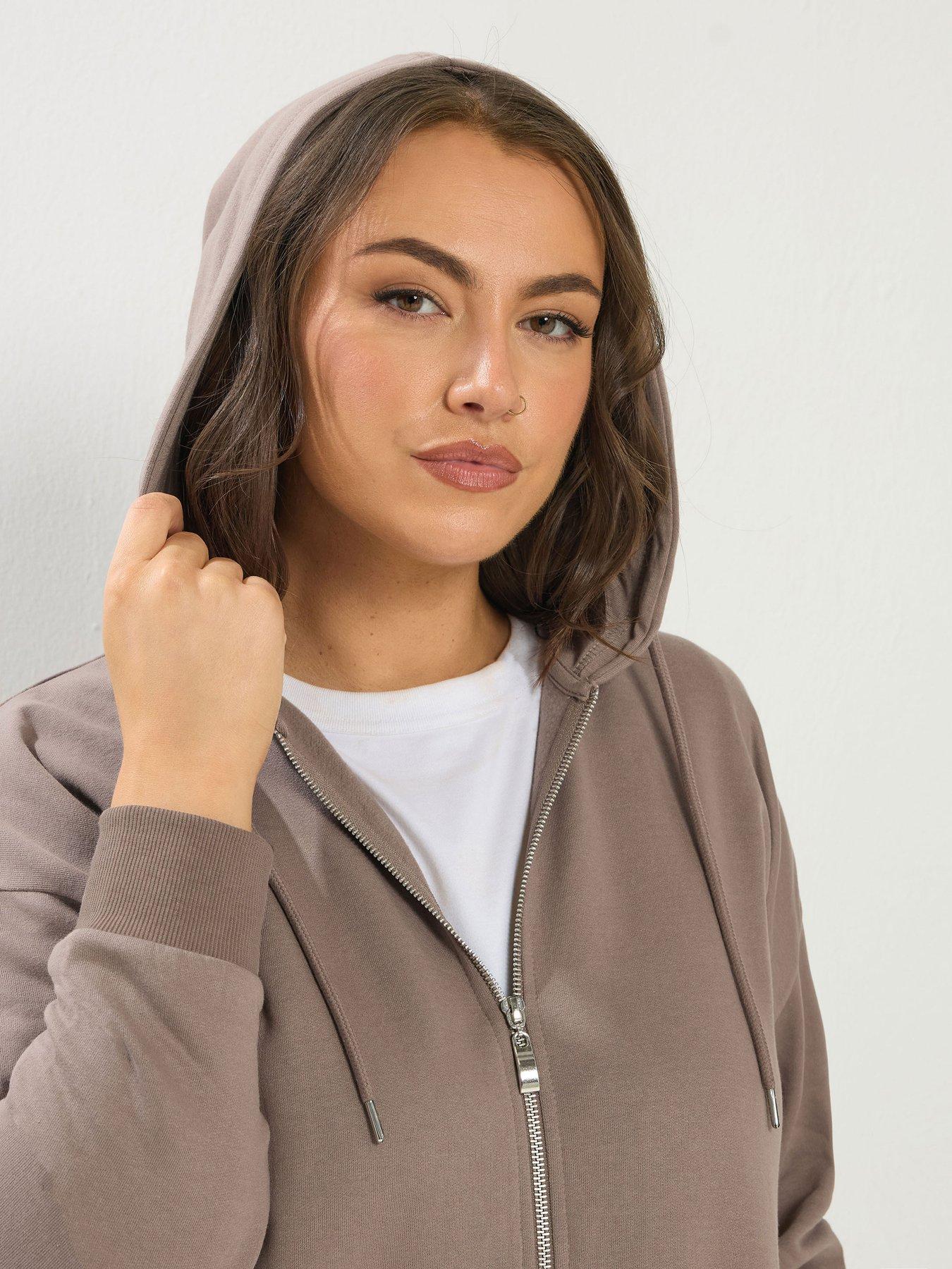 Image 4 of 4 of Yours Curve Longline Hoodie