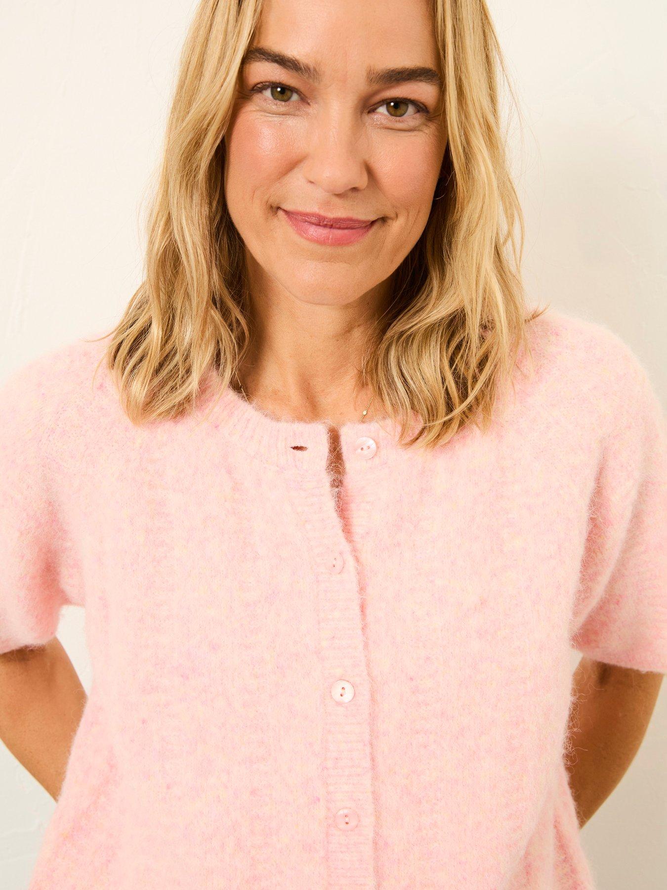 Image 4 of 6 of FatFace Georgina Cardigan - Pink