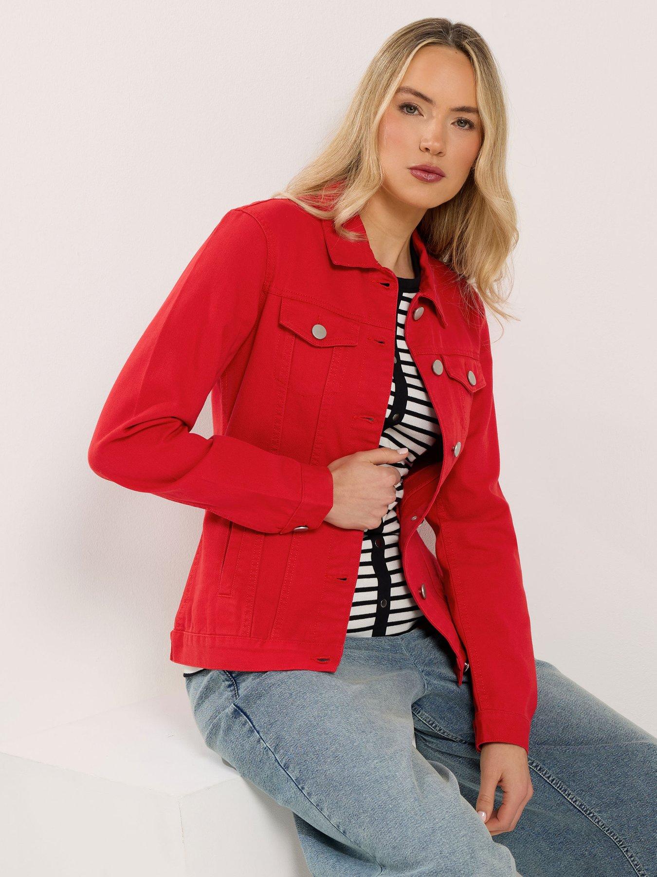 Image 1 of 5 of Long Tall Sally Tall Denim Jacket