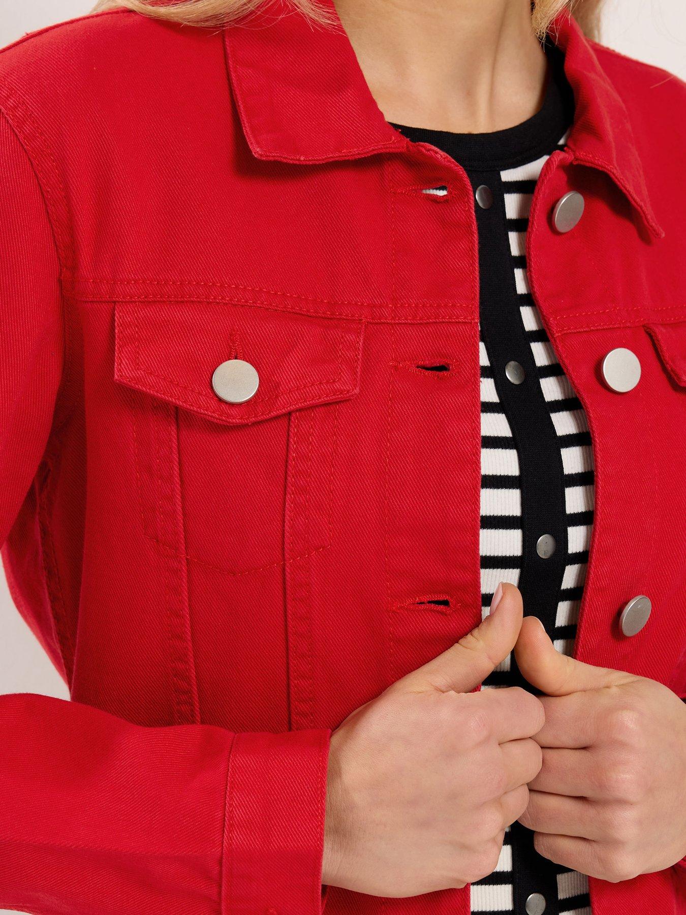 Image 4 of 5 of Long Tall Sally Tall Denim Jacket