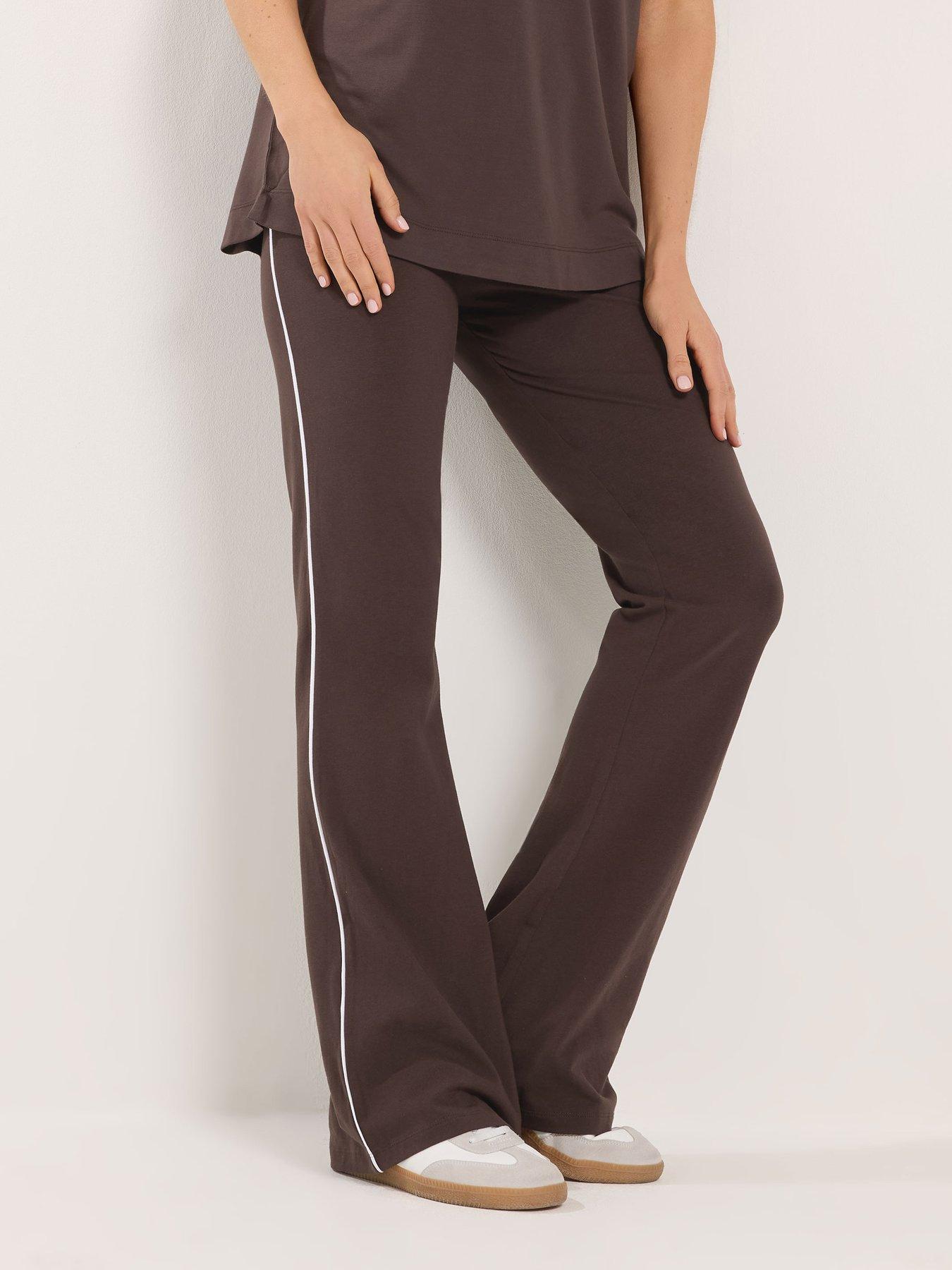 Long Tall Sally Flare Leggings 36" - Brown