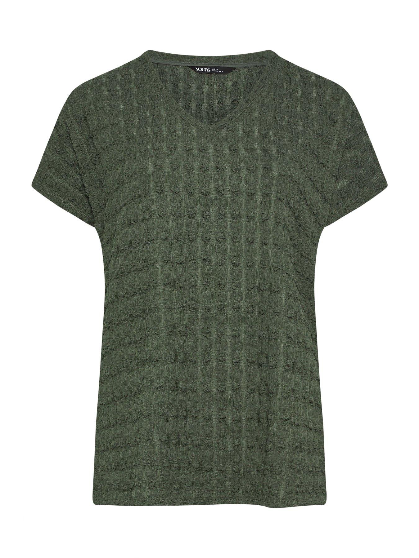 Image 5 of 5 of Yours Curve Bubble Grown On T-Shirt