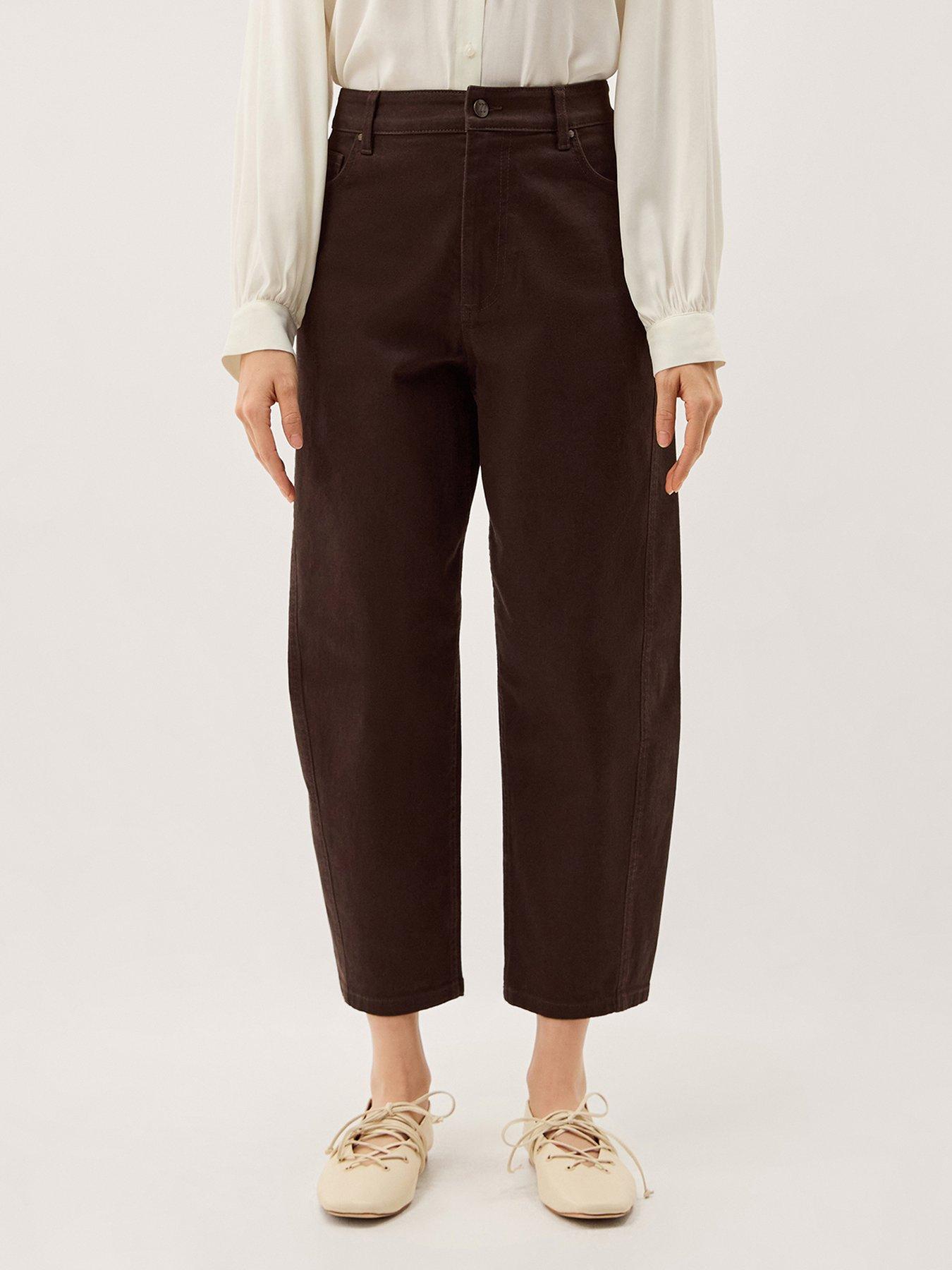 Monsoon Lacey Barrel Jean - Brown