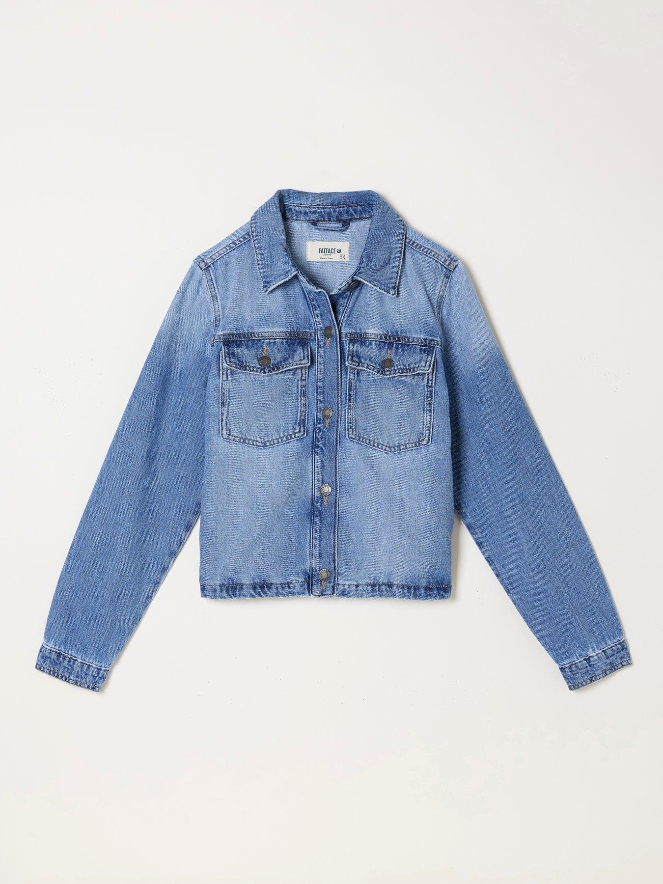 Image 6 of 6 of FatFace Thea Denim Jacket - Denim Vintage
