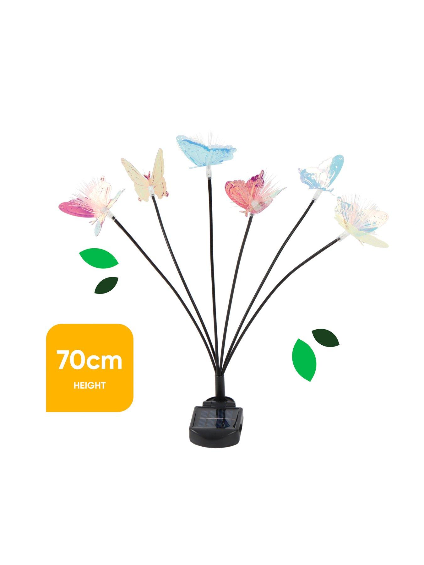 Image 3 of 7 of Streetwize Pack Of 2 6Pcs Solar Iridescent Butterflies