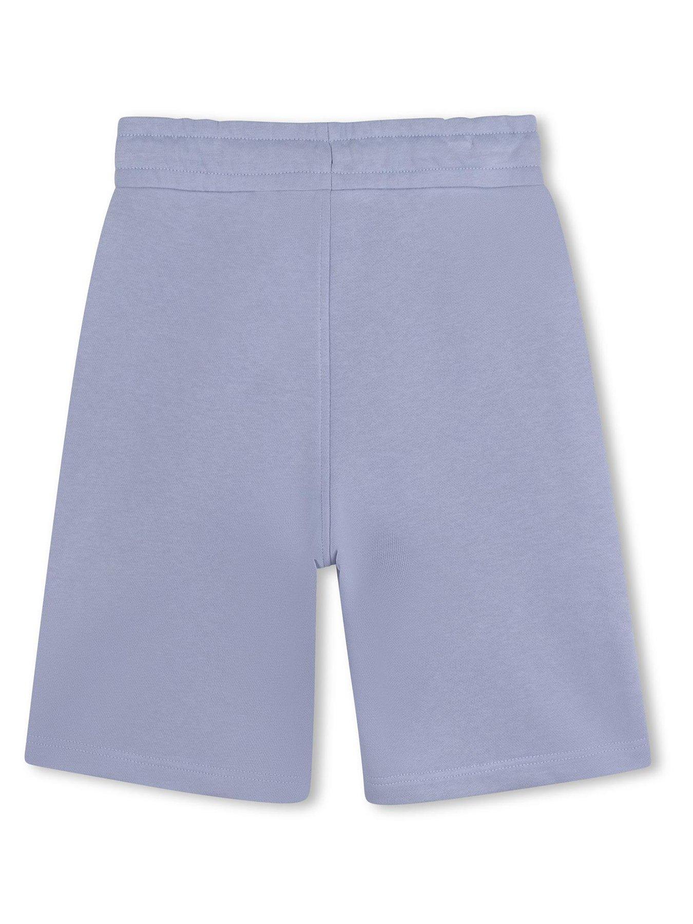 Image 2 of 3 of BOSS Boys Logo Shorts - Blue