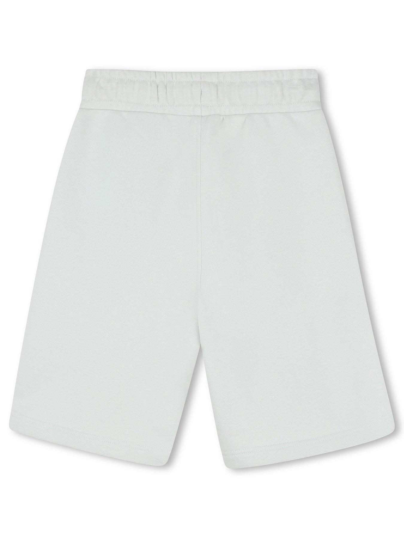 Image 3 of 4 of BOSS Boys Logo Shorts - Light Green