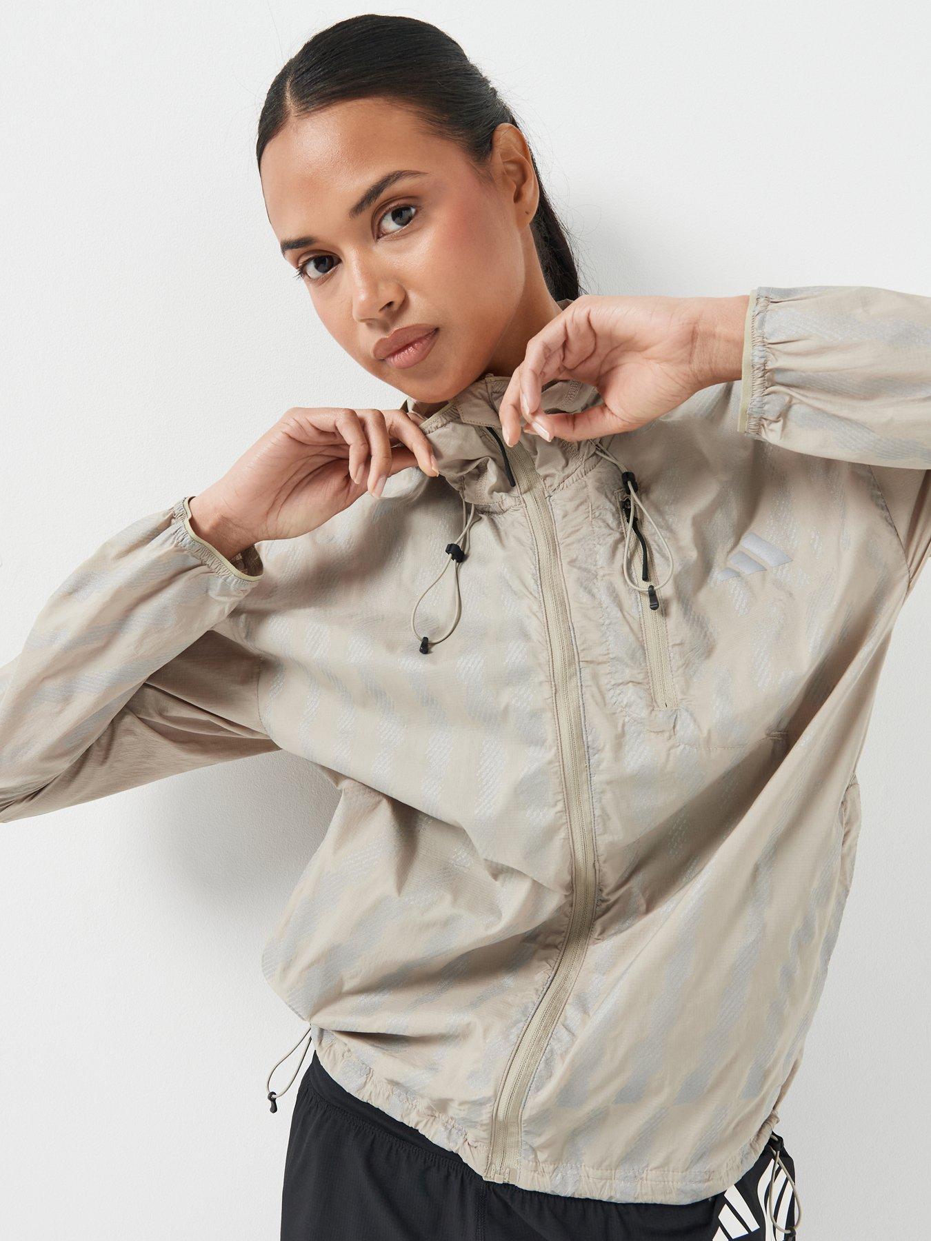 adidas Womens Running Adi365 Climacool Jacket - Beige