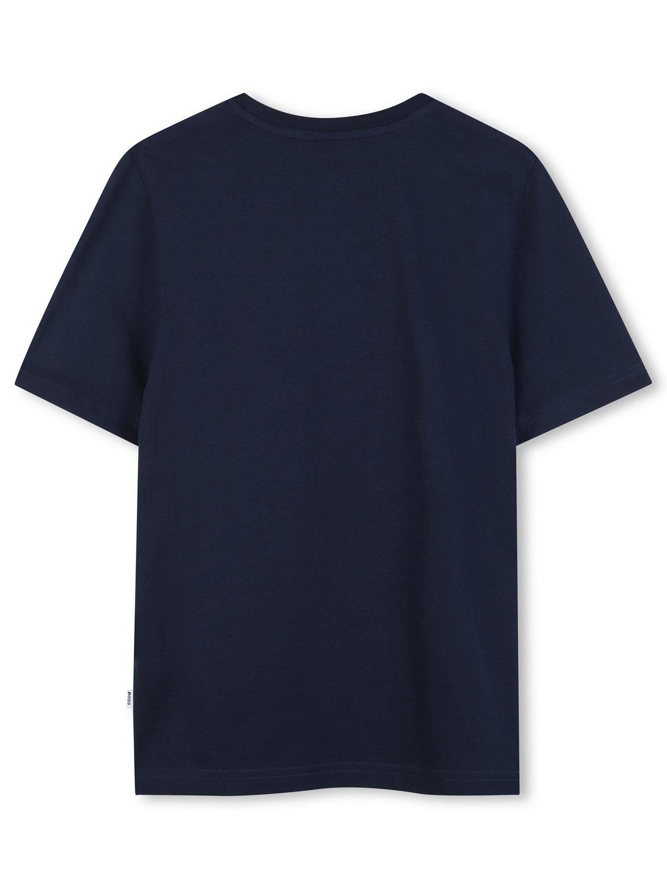 Image 2 of 3 of BOSS Boys City Logo Short Sleeve T-shirt