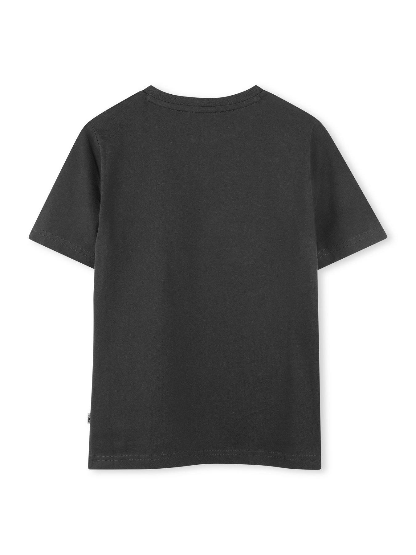 Image 5 of 6 of BOSS Boys 2 Pack Short Sleeve T-shirts - Black/white