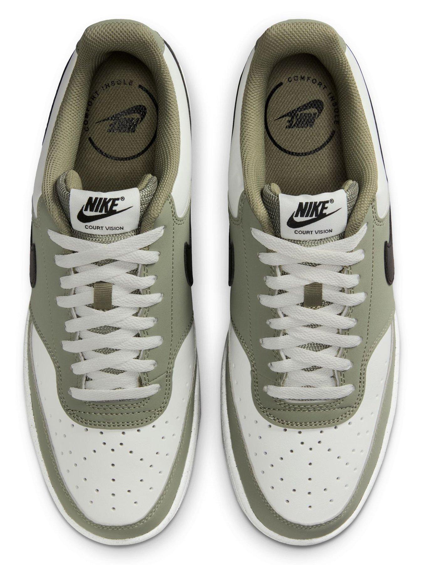 Image 4 of 7 of Nike Mens Court Vision Low Trainers - Green