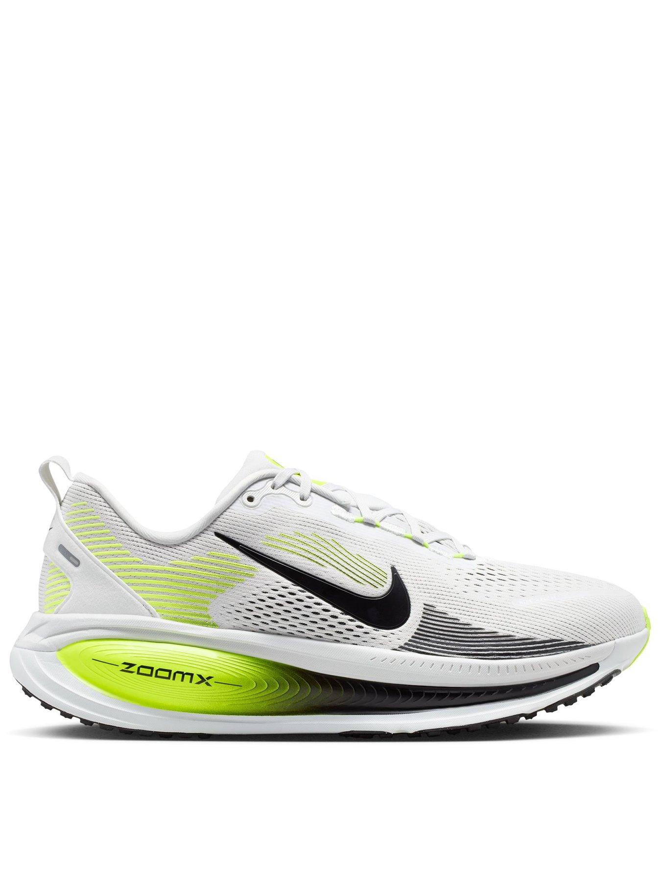 Nike Mens Running Vomero 18 Trainers, Photon Dust/Black-Volt, Size 11, Men