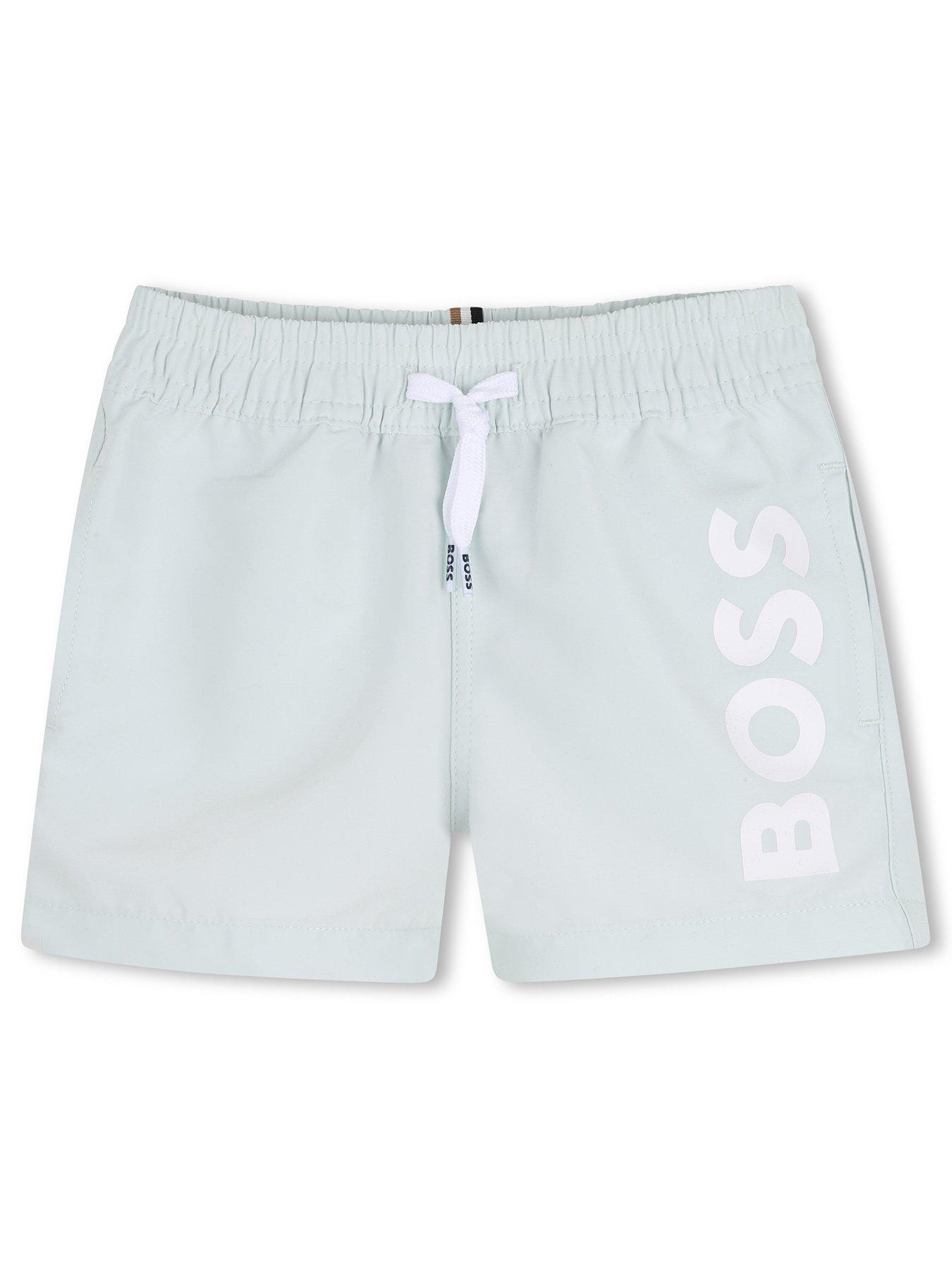 BOSS Baby Boys Swim Shorts - Light Green