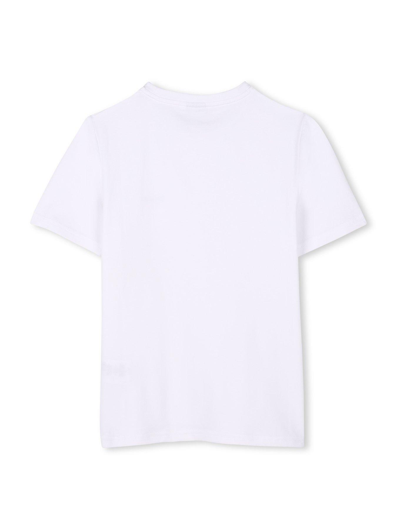 Image 6 of 6 of BOSS Boys 2 Pack Short Sleeve T-shirts - Navy/white
