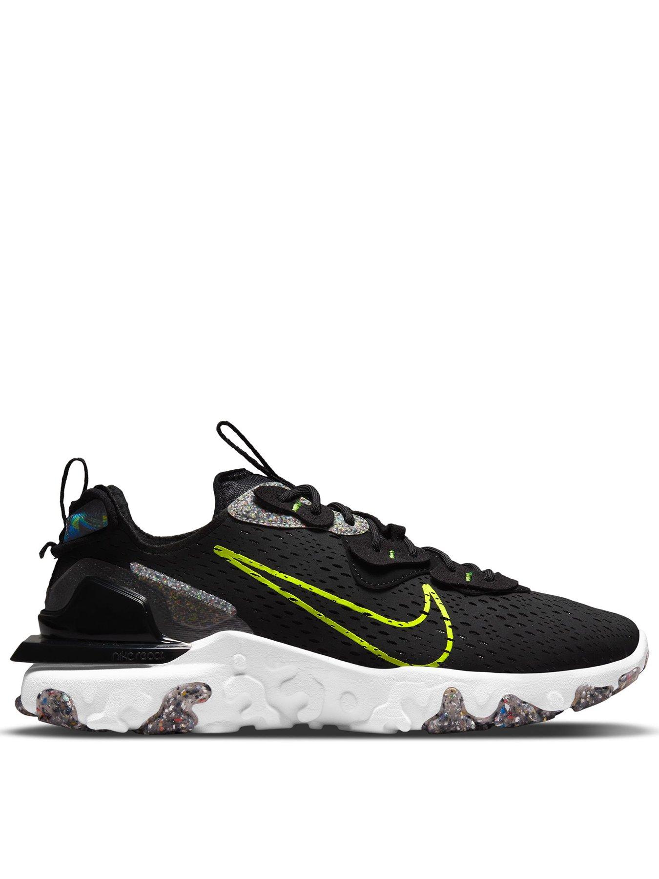 Nike Mens React Vision Trainers - Black