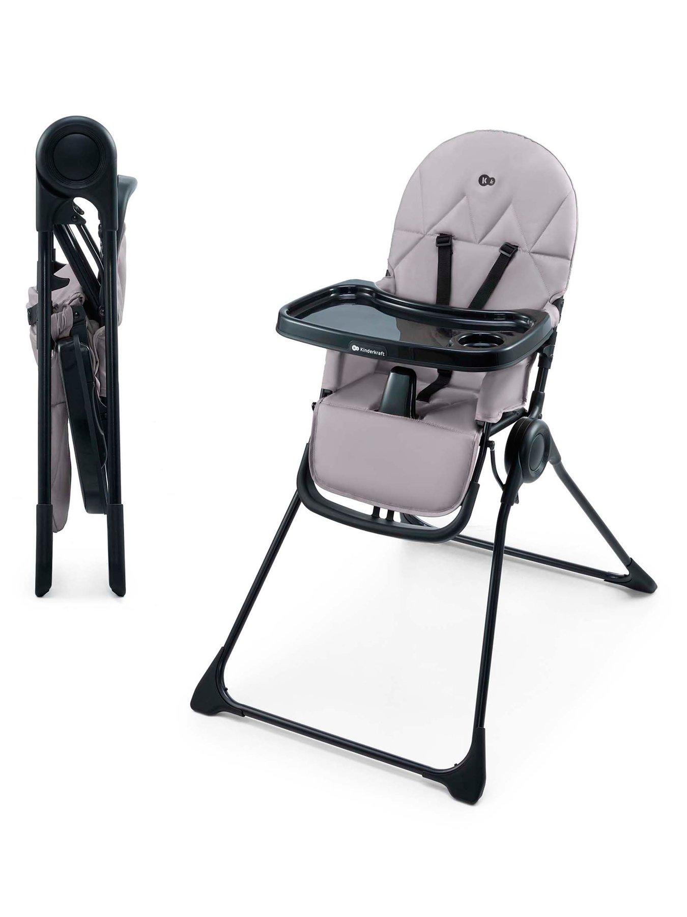 Image 1 of 8 of Kinderkraft Binci High Chair - Grey
