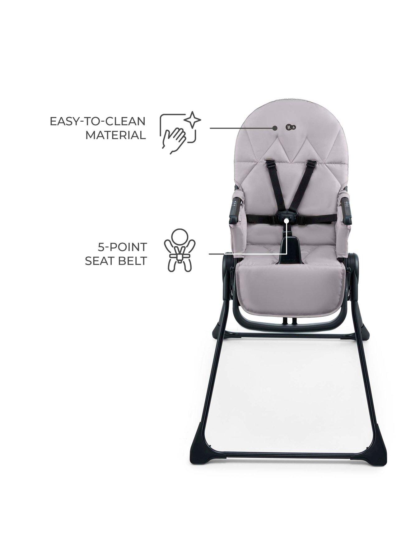 Image 5 of 8 of Kinderkraft Binci High Chair - Grey