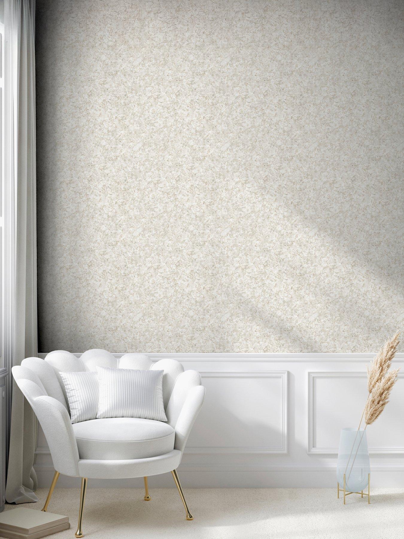 ARTHOUSE Textured Marble Ivory / Champagne Wallpaper