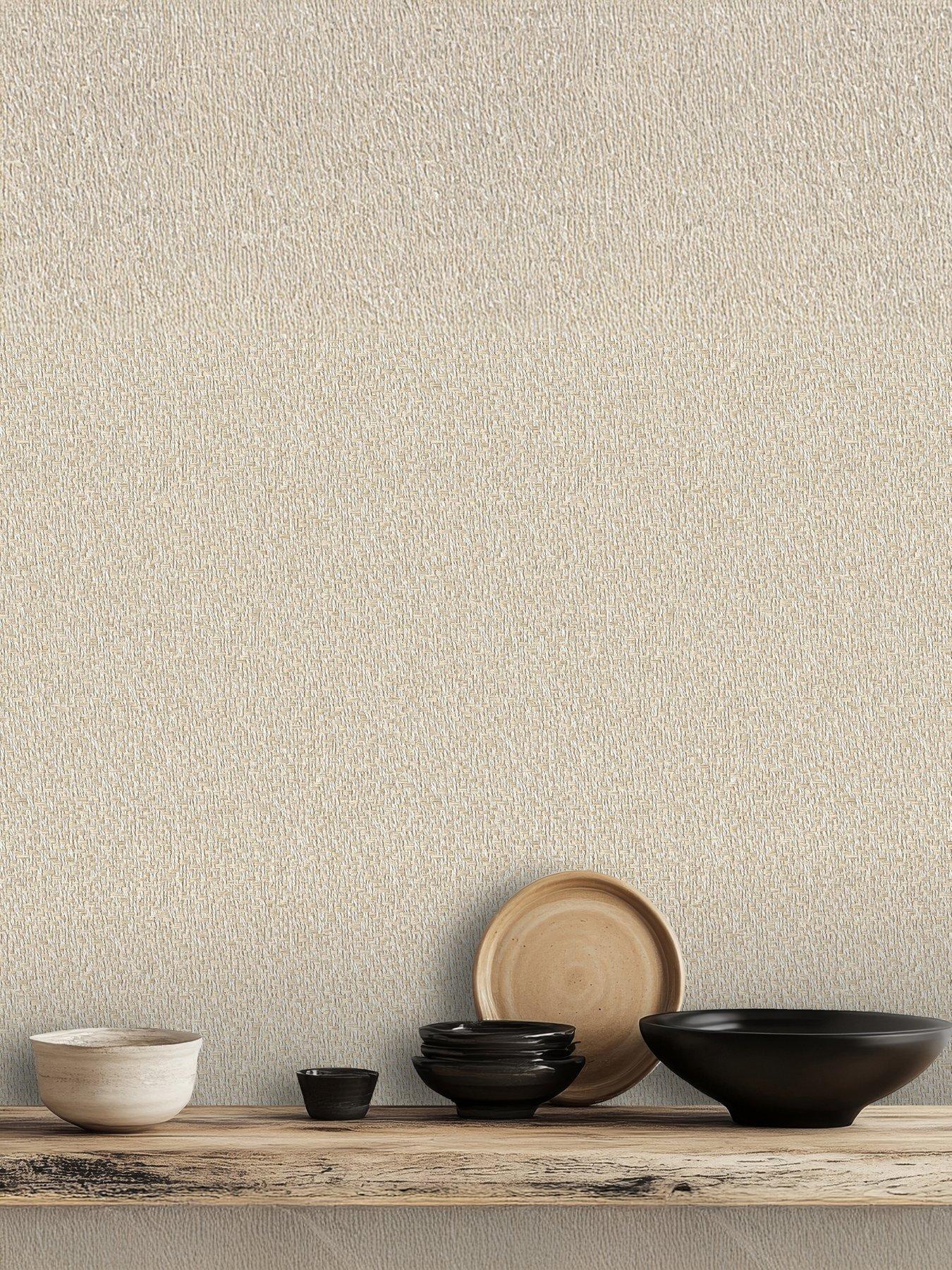 Design ID Did Natures Weave Beige Wallpaper